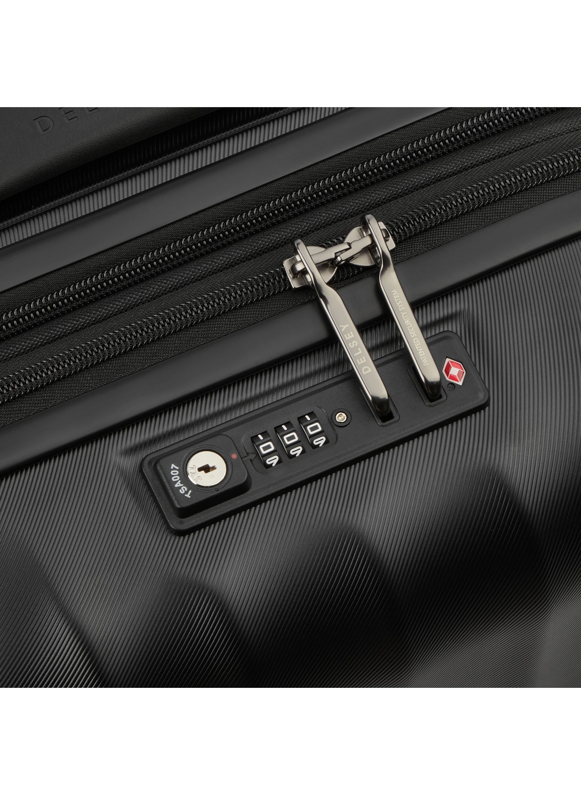 Valise cabine rigide taille s - carrousel 2 DELSEY PARIS Noir