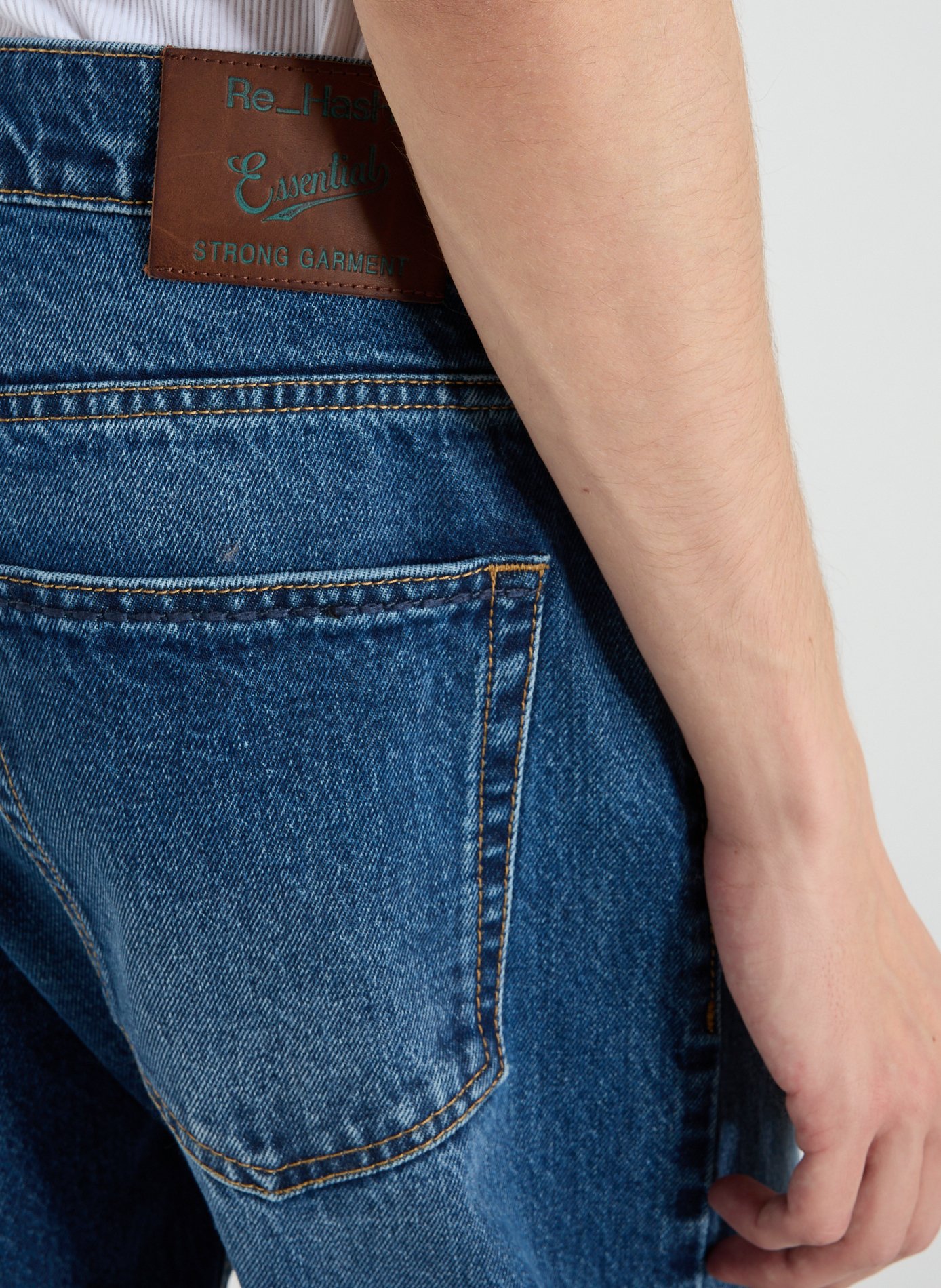 Cotton jeans RE HASH Blue