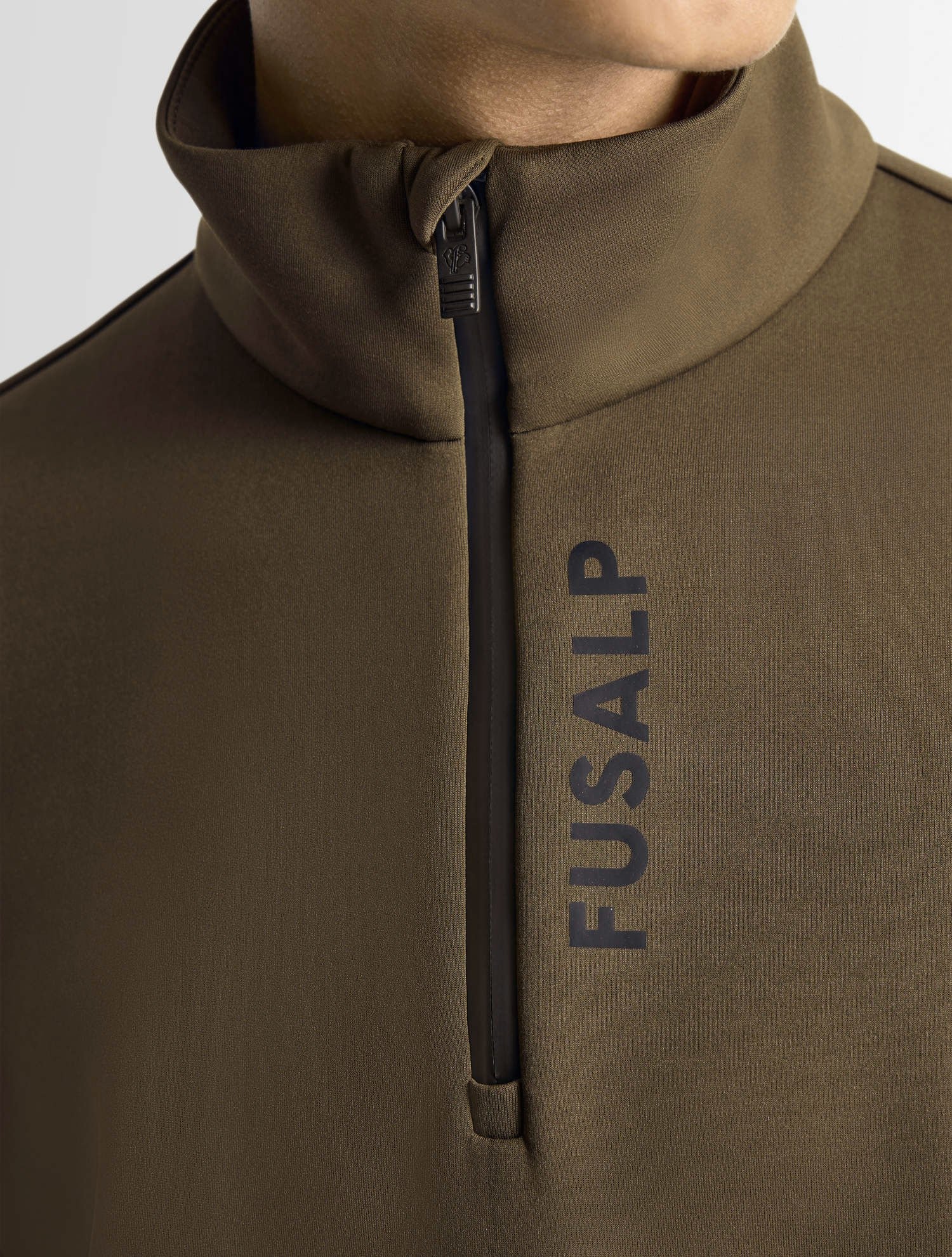 Sous pull timothy col montant coupe regular FUSALP Marron