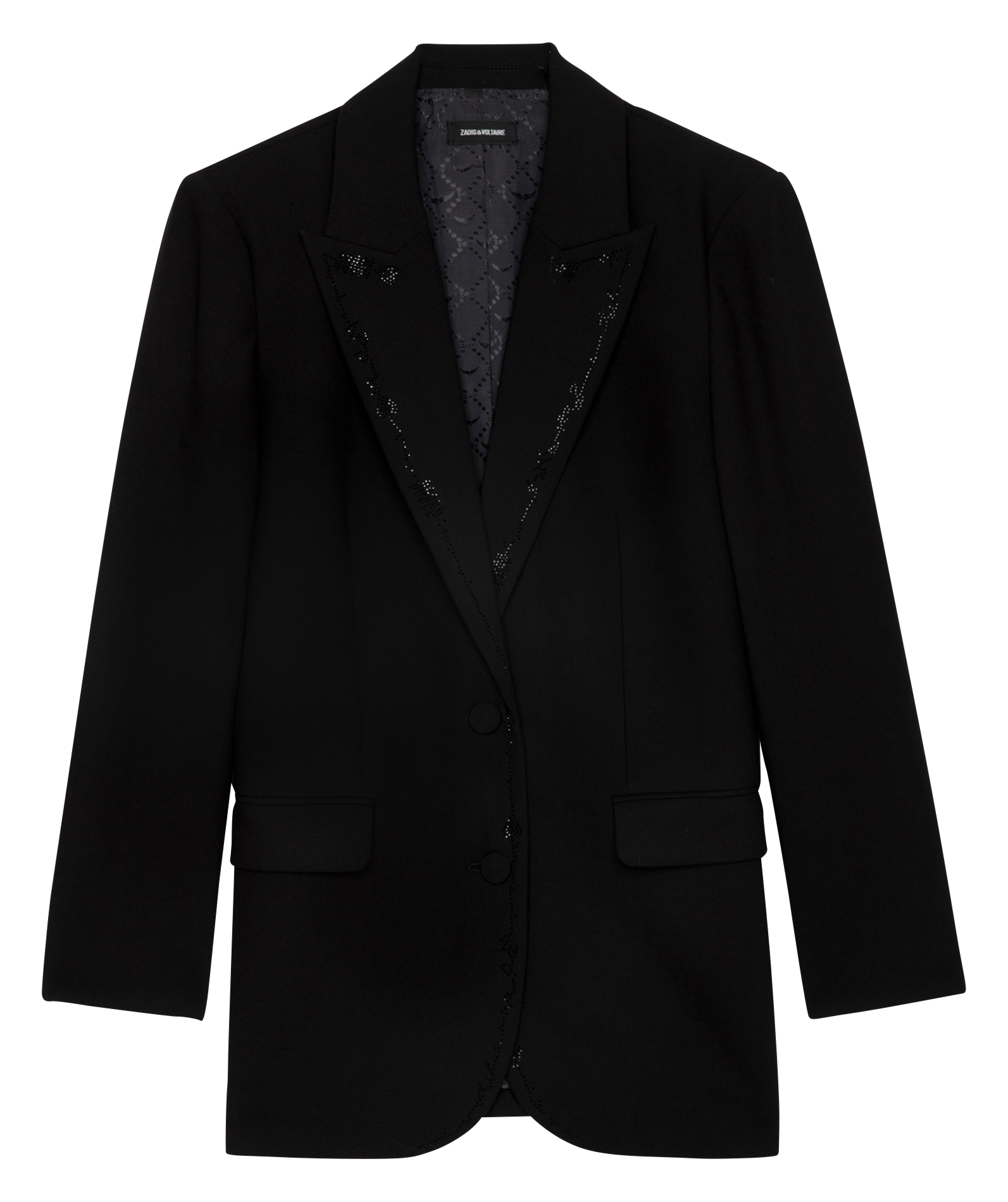 ZADIG&VOLTAIRE Blazer droit structuré viva Noir