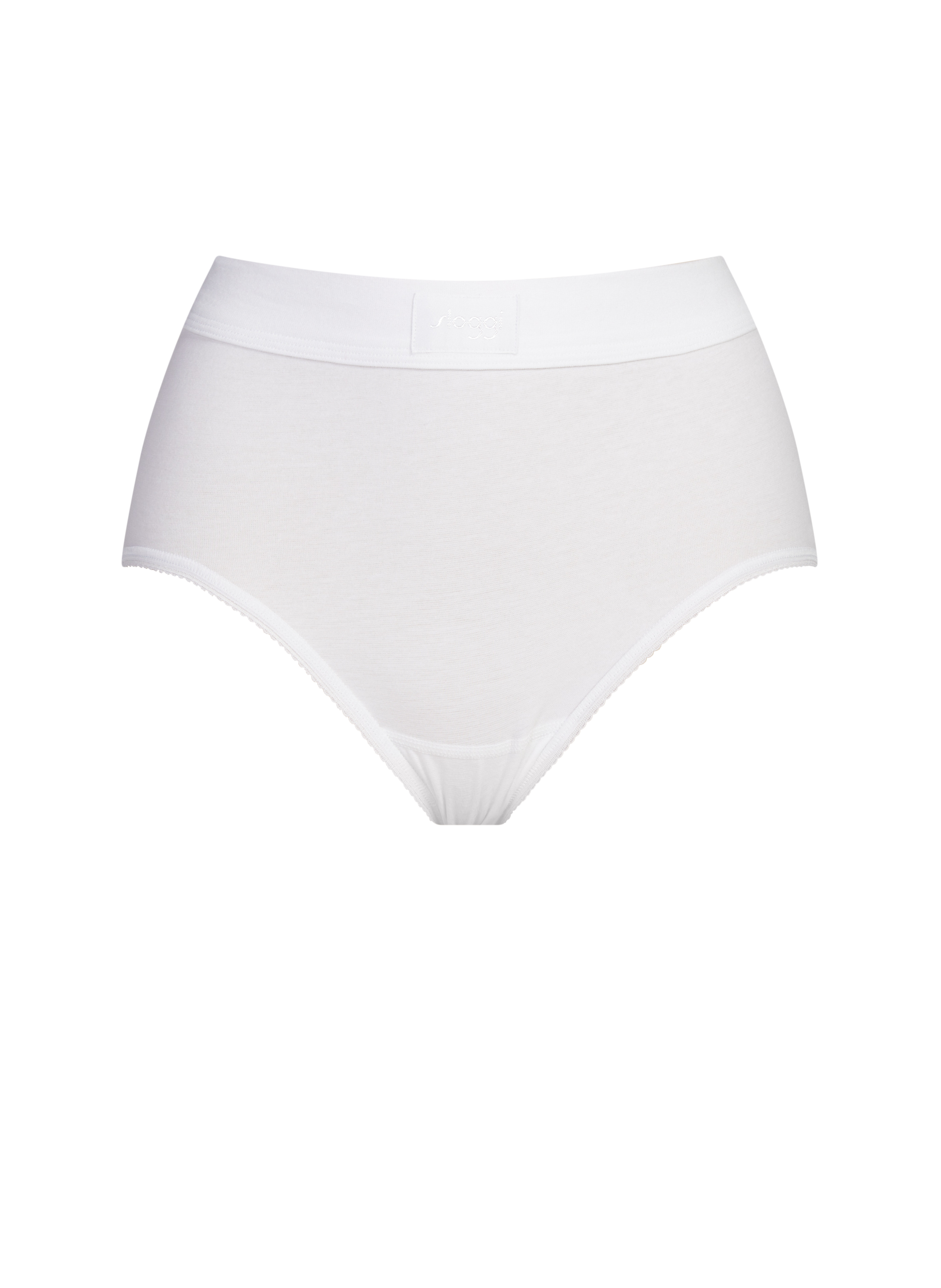 Lot de deux culottes en coton mélangé SLOGGI Blanc