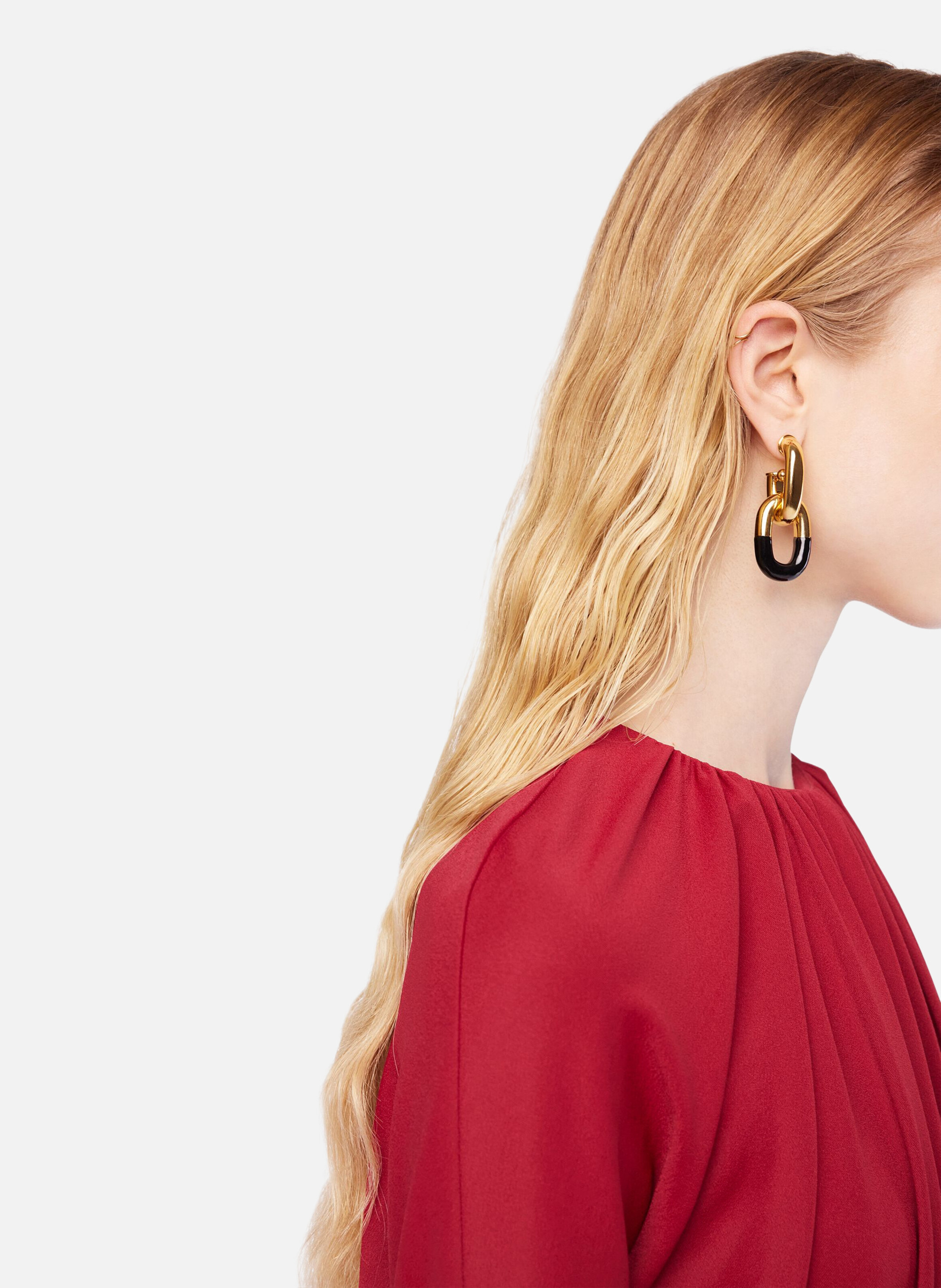 Boucles d’oreilles xl link RABANNE Doré