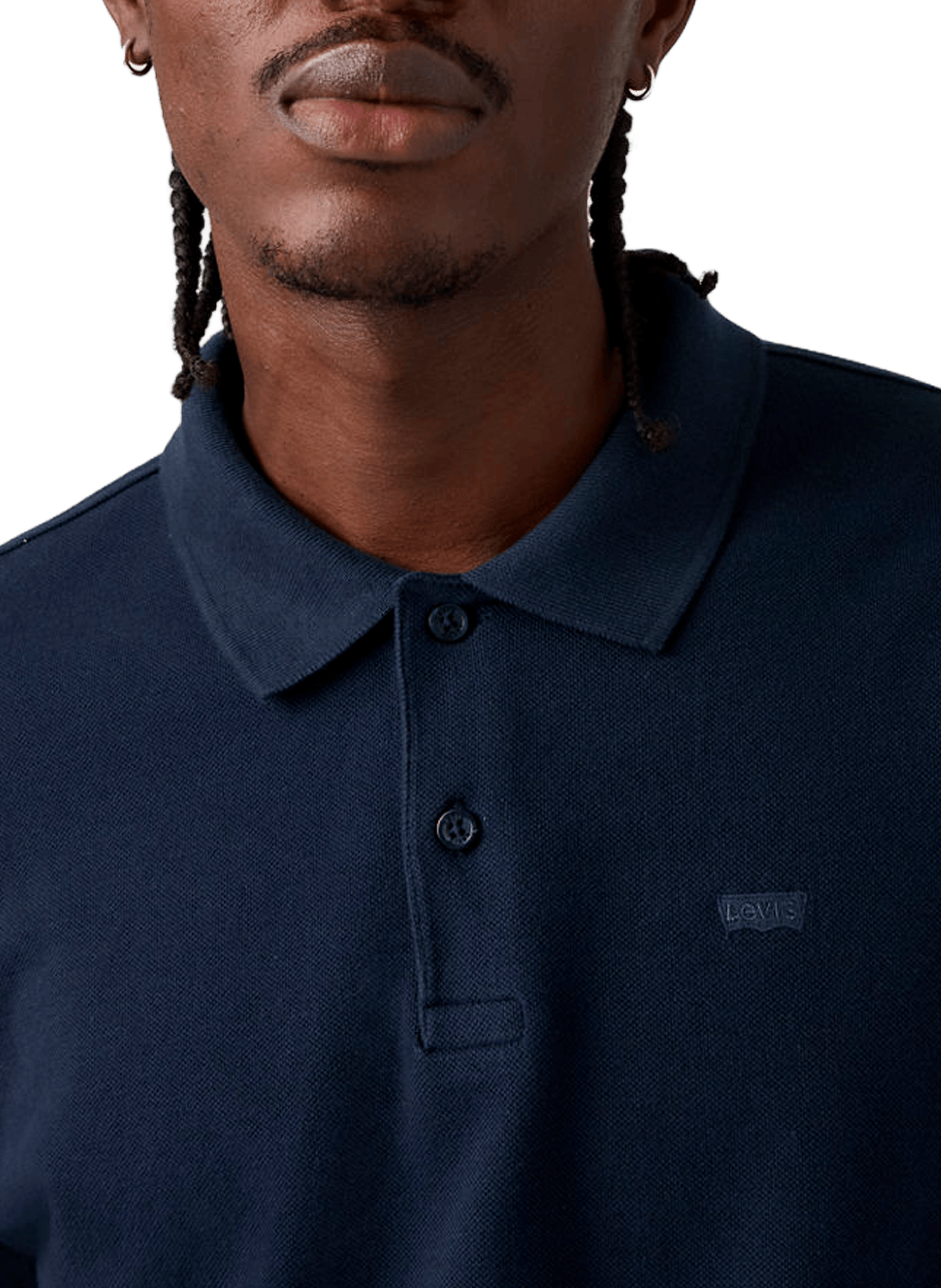 Rechte katoenen polo LEVI'S Blauw