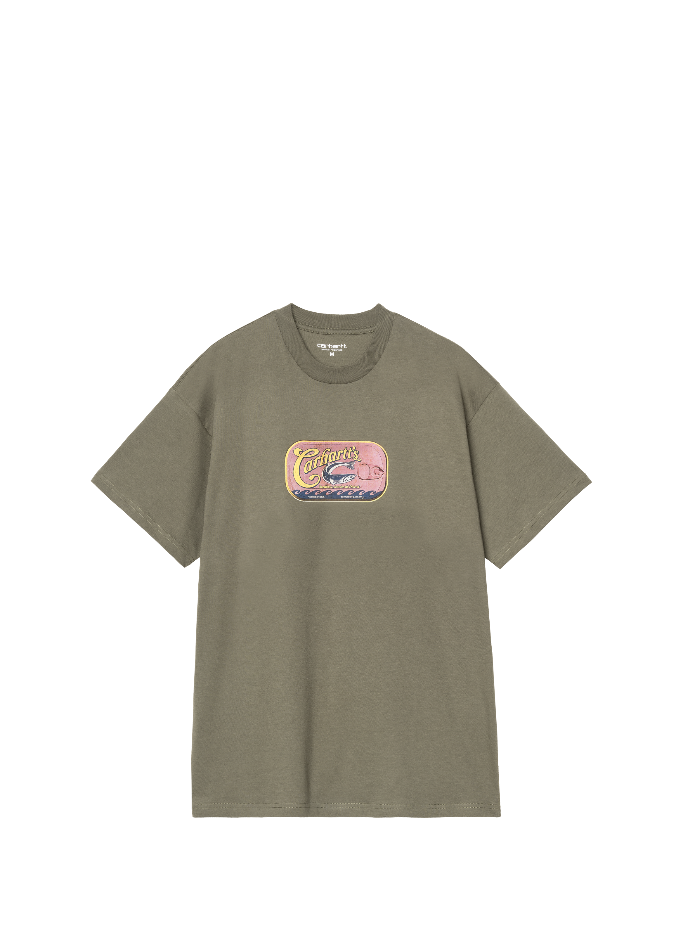 T-shirt manches courtes imprimé en coton CARHARTT WIP Vert