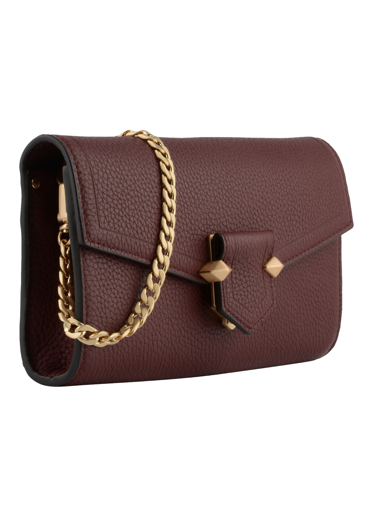 Sèvres | Pochette en cuir de vachette POURCHET Rouge