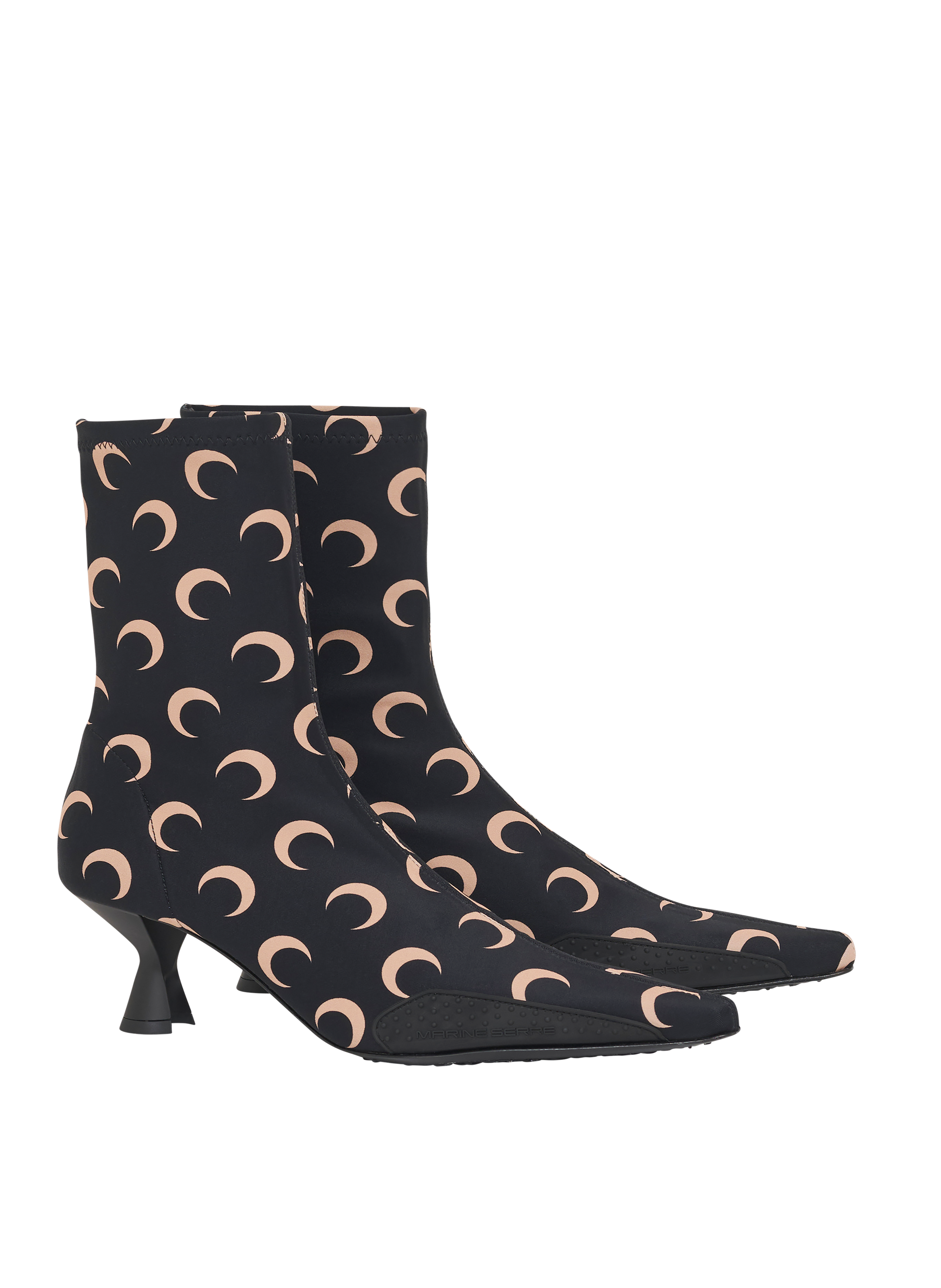 Bottines chaussette all over moon MARINE SERRE Noir