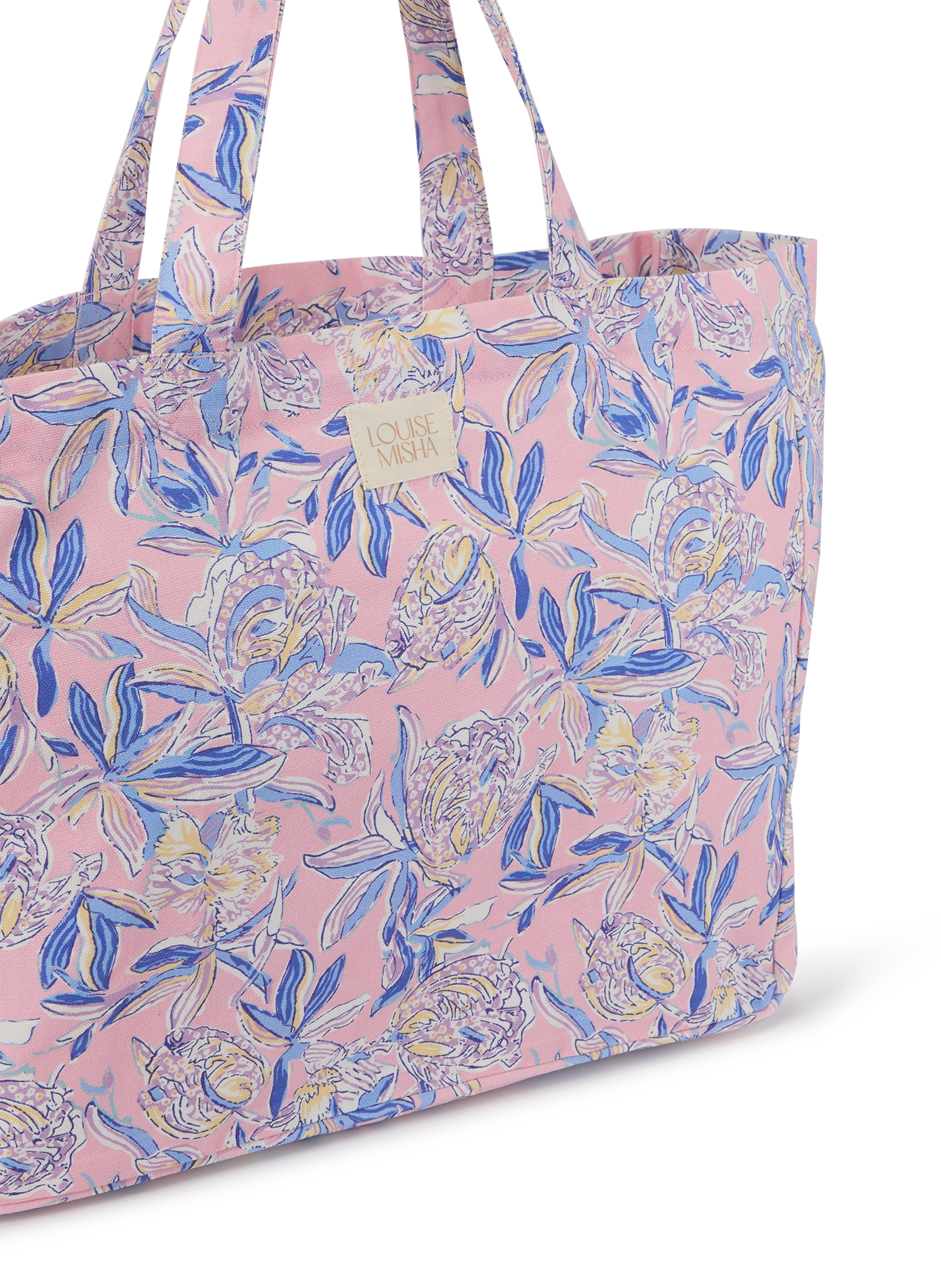 Tote Bag Beverly imprimé en coton LOUISE MISHA Multicolore