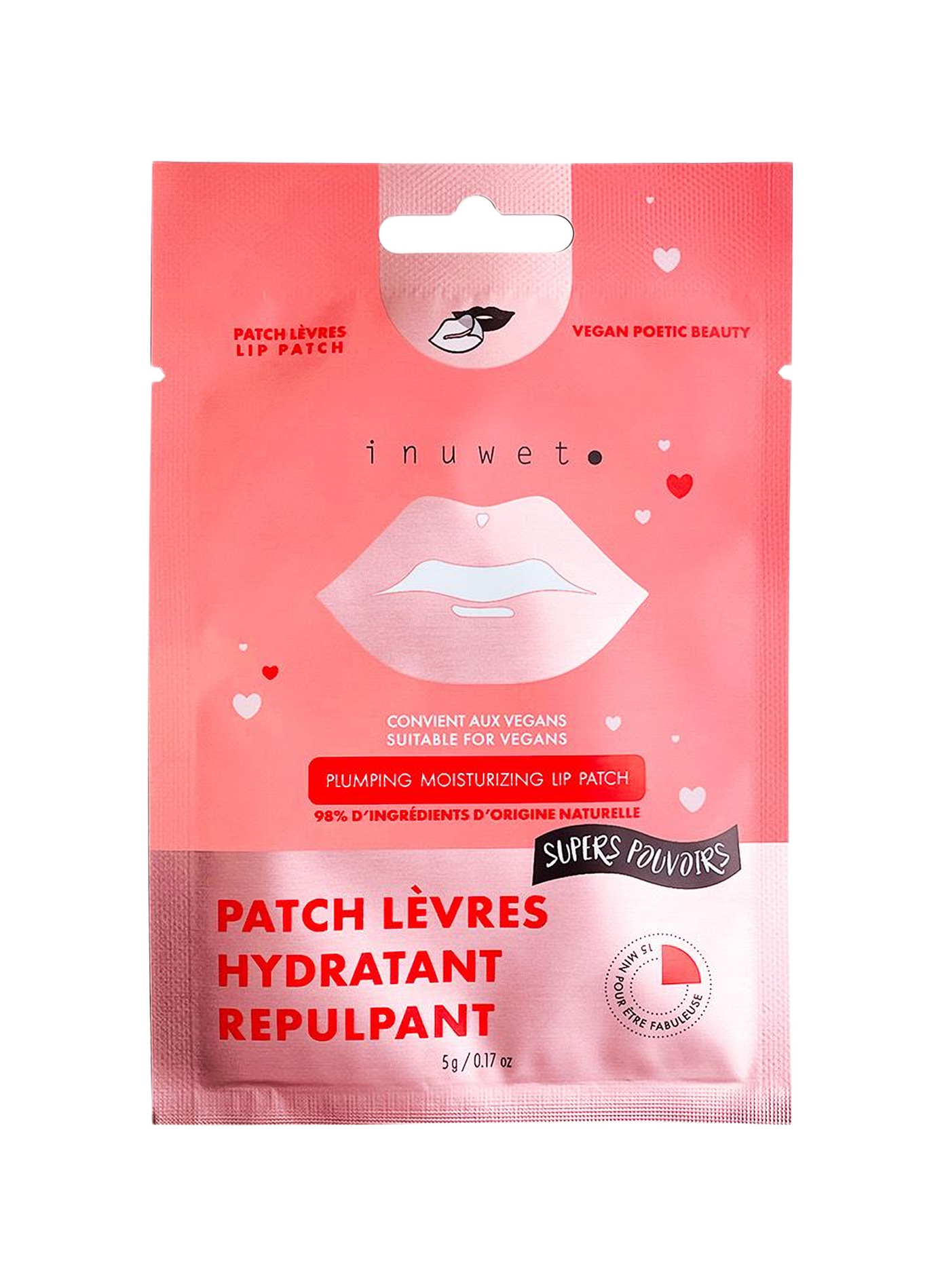 Patch lèvres repulpant INUWET No color