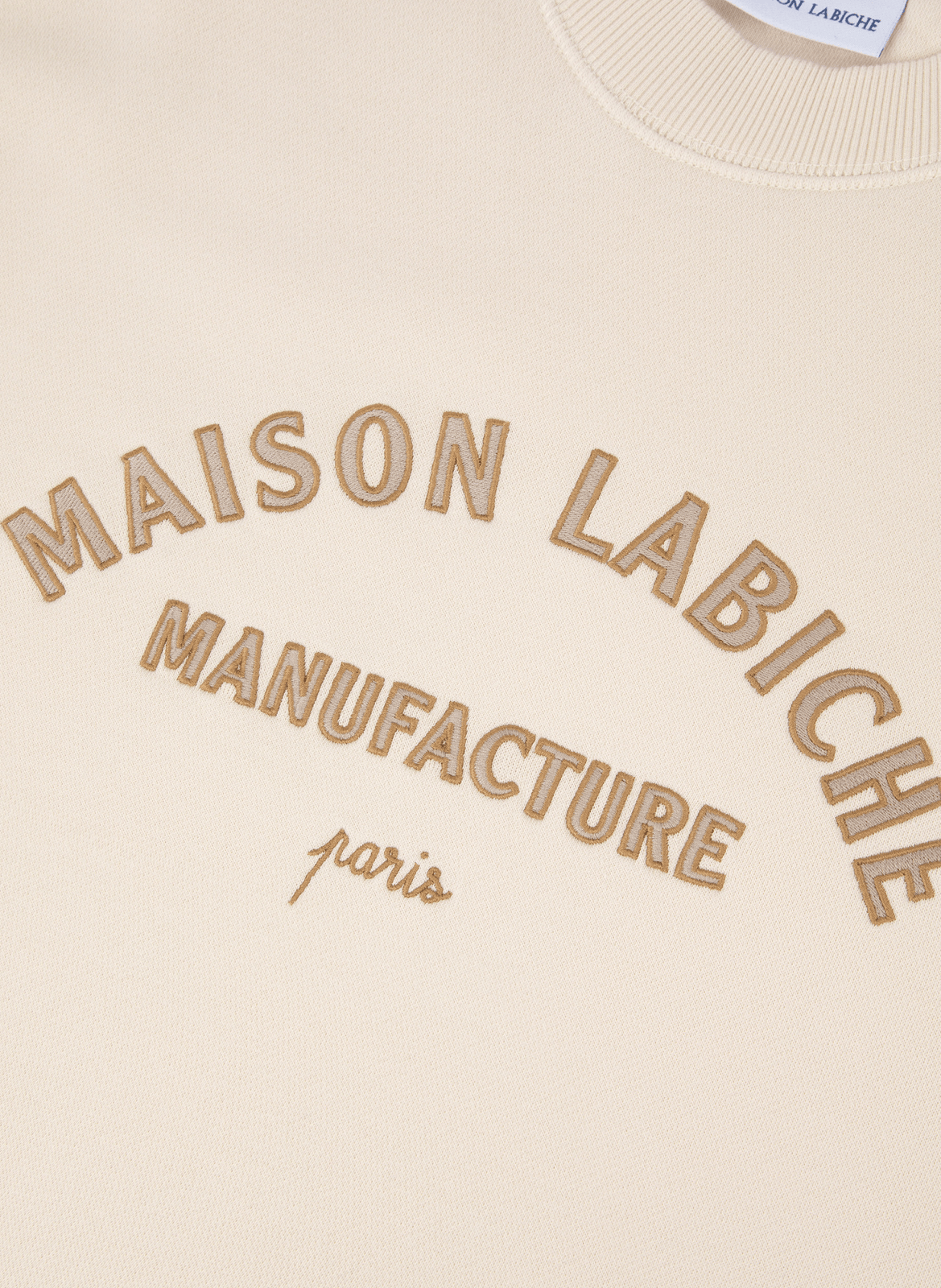 Charonne cotton sweatshirt MAISON LABICHE Beige