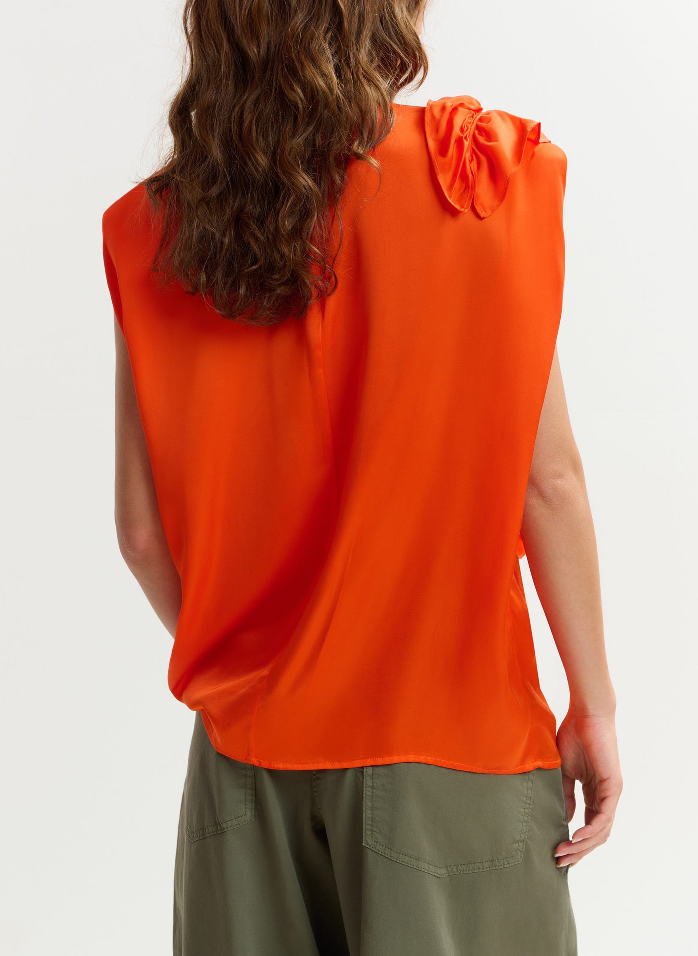 Top col rond joey ESSENTIEL ANTWERP Orange