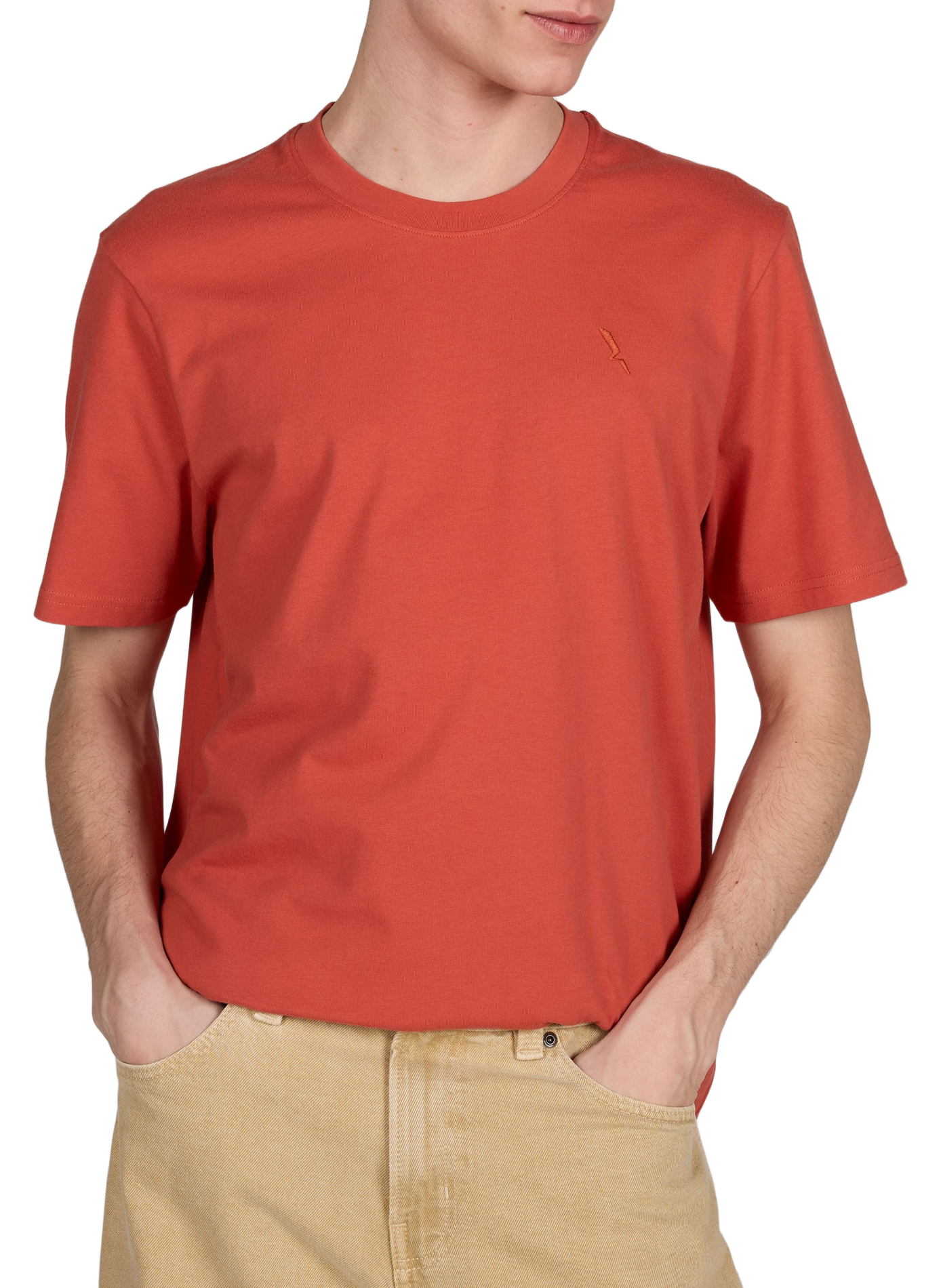 Cotton round-neck T-shirt AIGLE Red