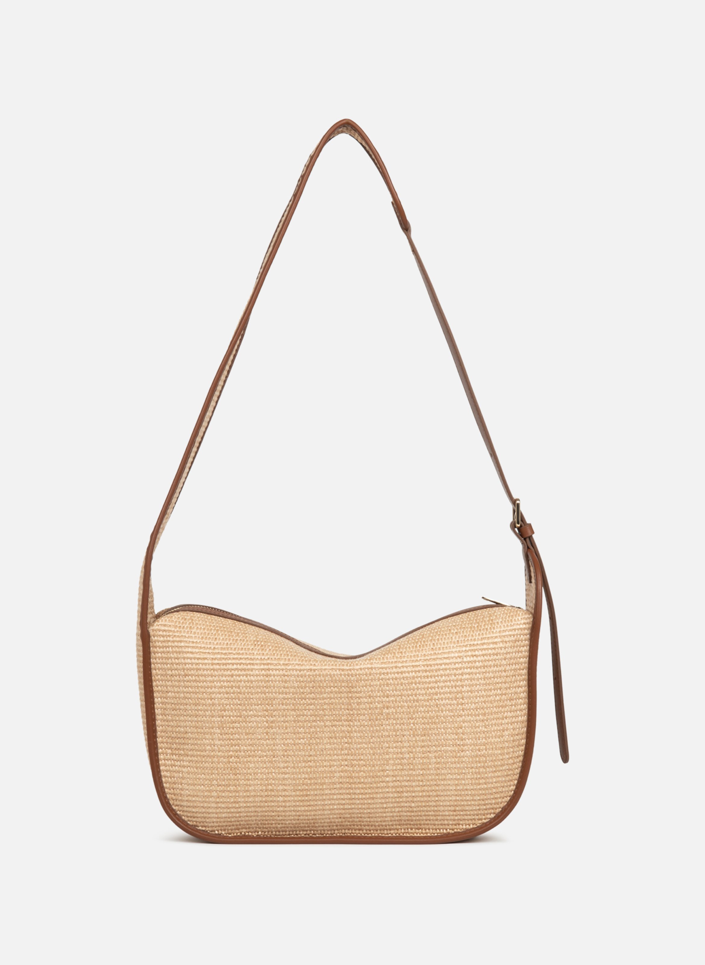 M shoulder bag - mini osier LANCASTER Brown