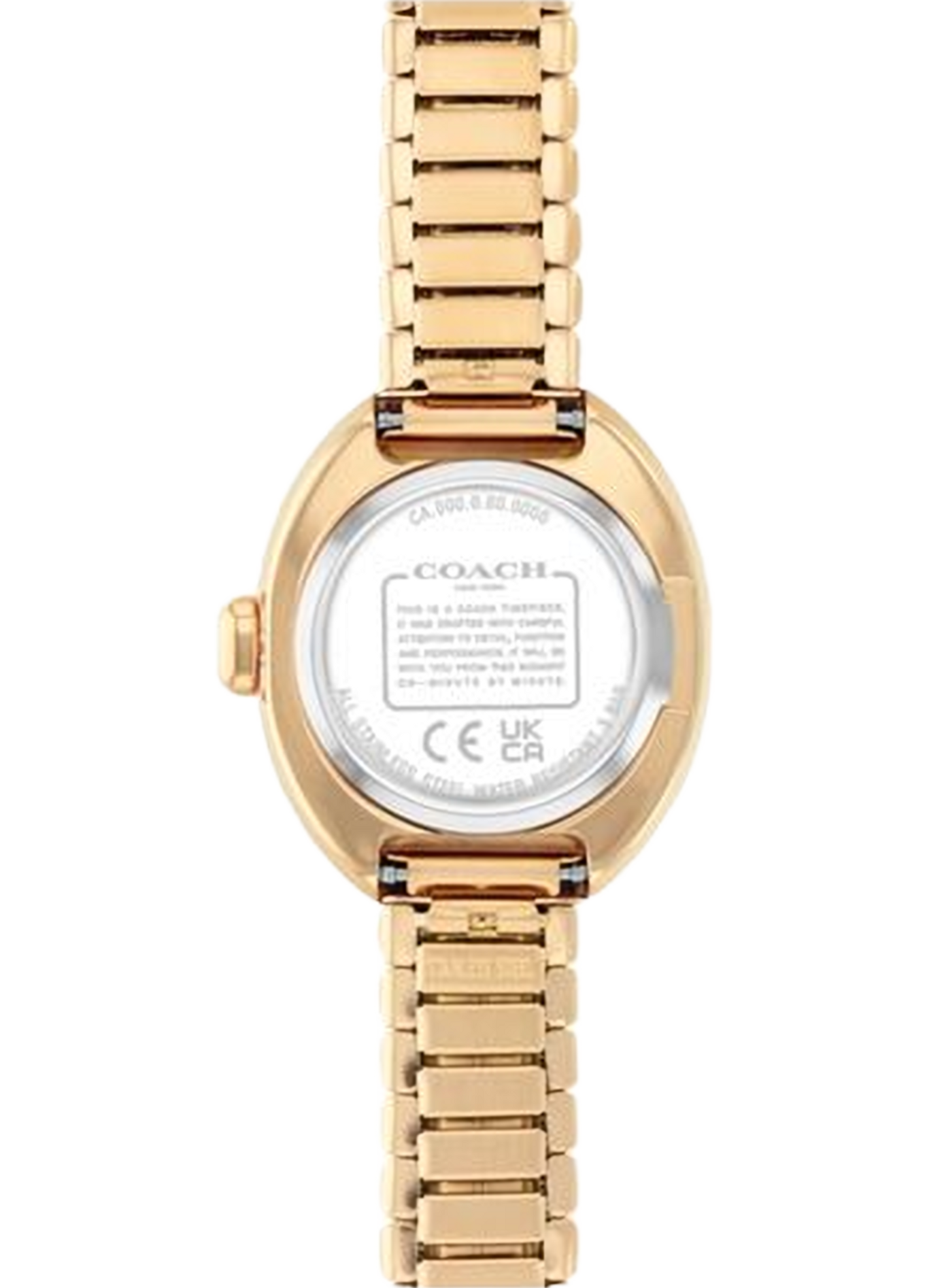 Montre quartz Sammy en acier inoxydable COACH MONTRES Doré