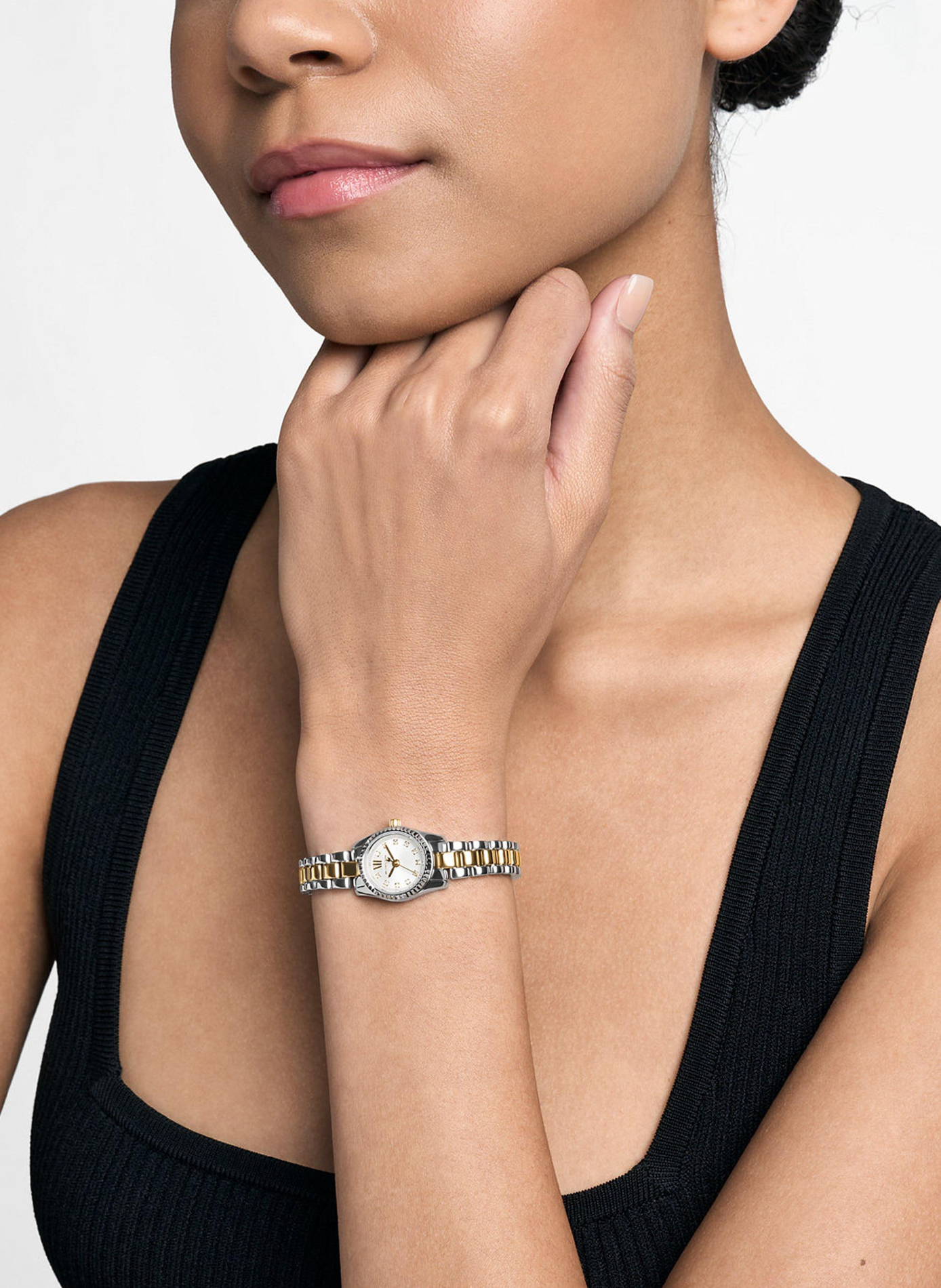 Montre quartz Micro Lexington en acier inoxydable MICHAEL KORS MONTRES Argent