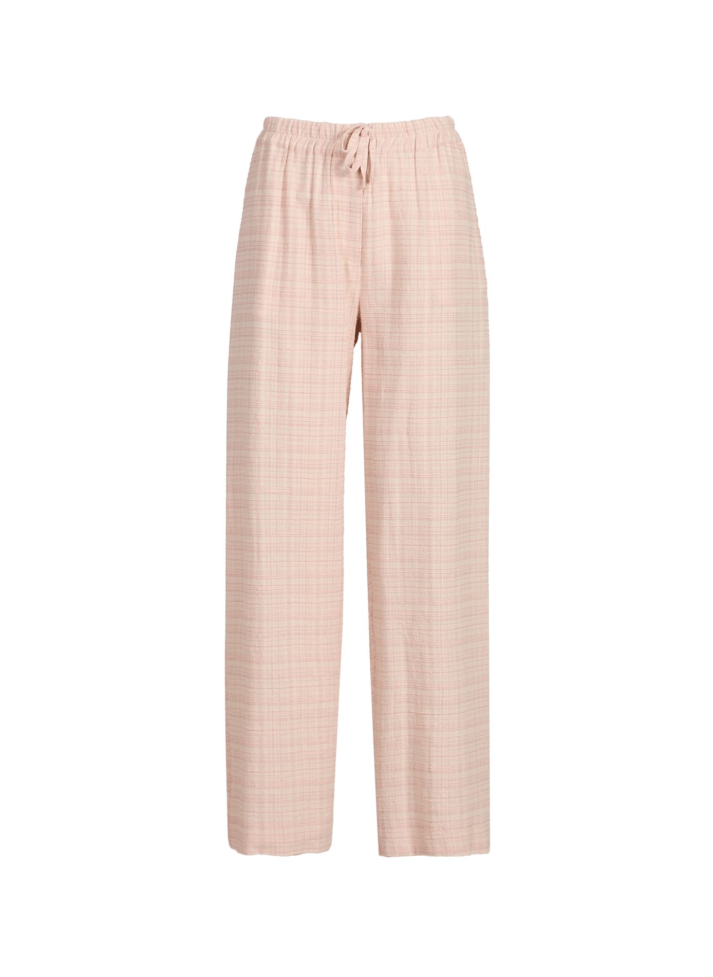 Wilma checkered pants in blended cotton OFFICINE GENERALE Pink