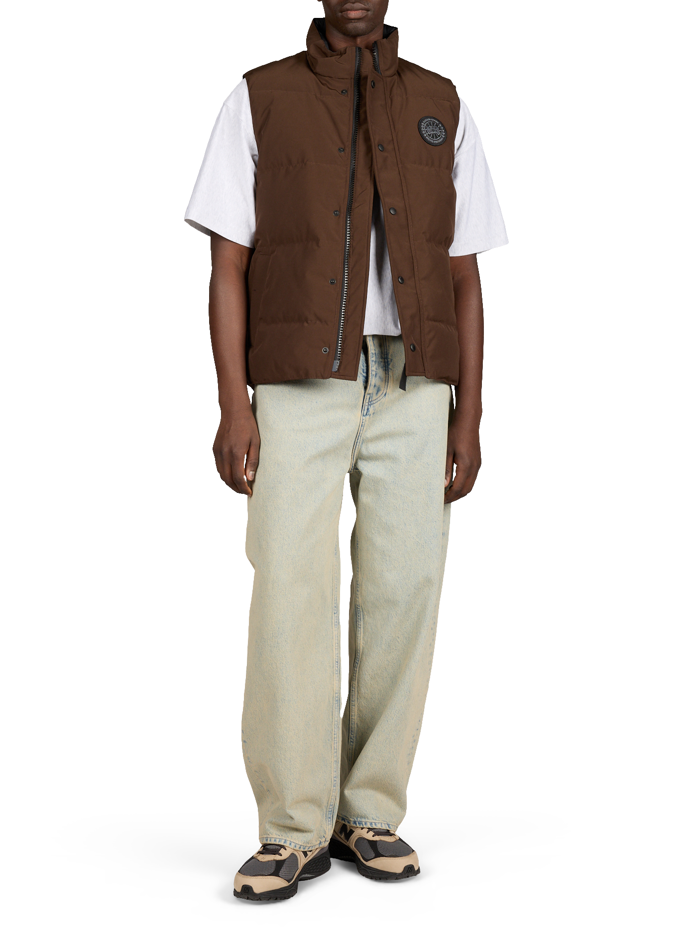 Down gilet CANADA GOOSE Brown