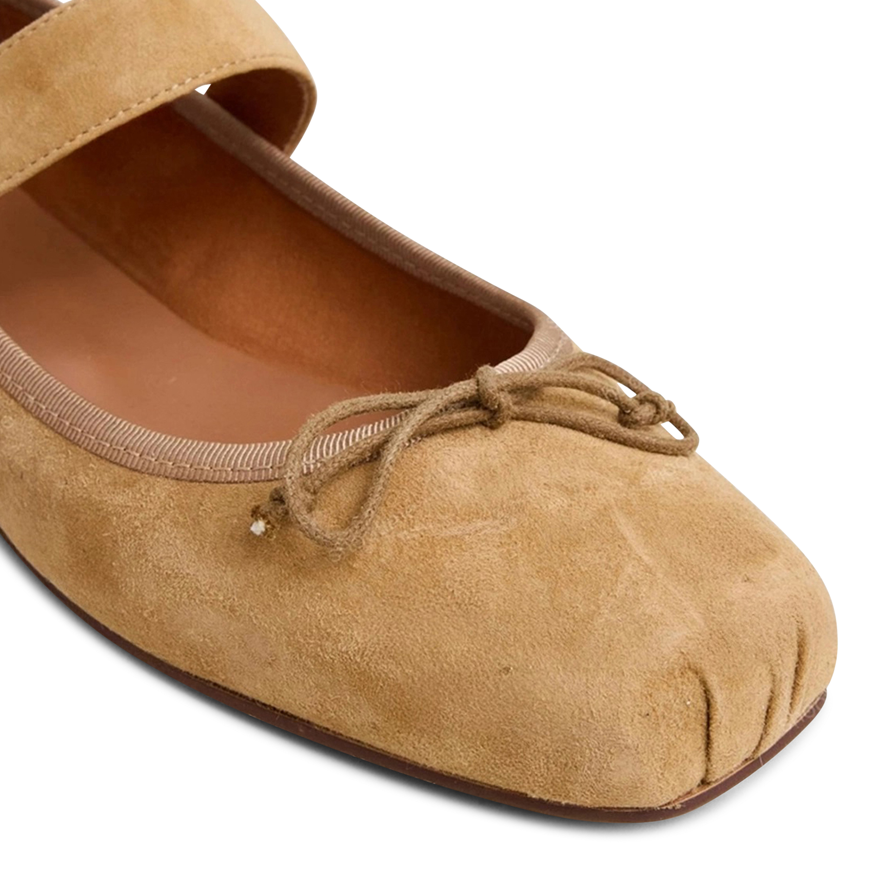 Ballerines en cuir dominante JONAK Beige