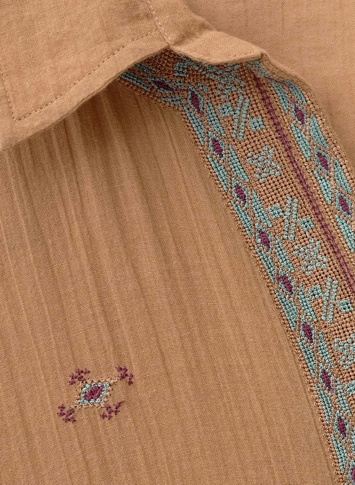 Chemise col classique en coton daela BA&SH Beige