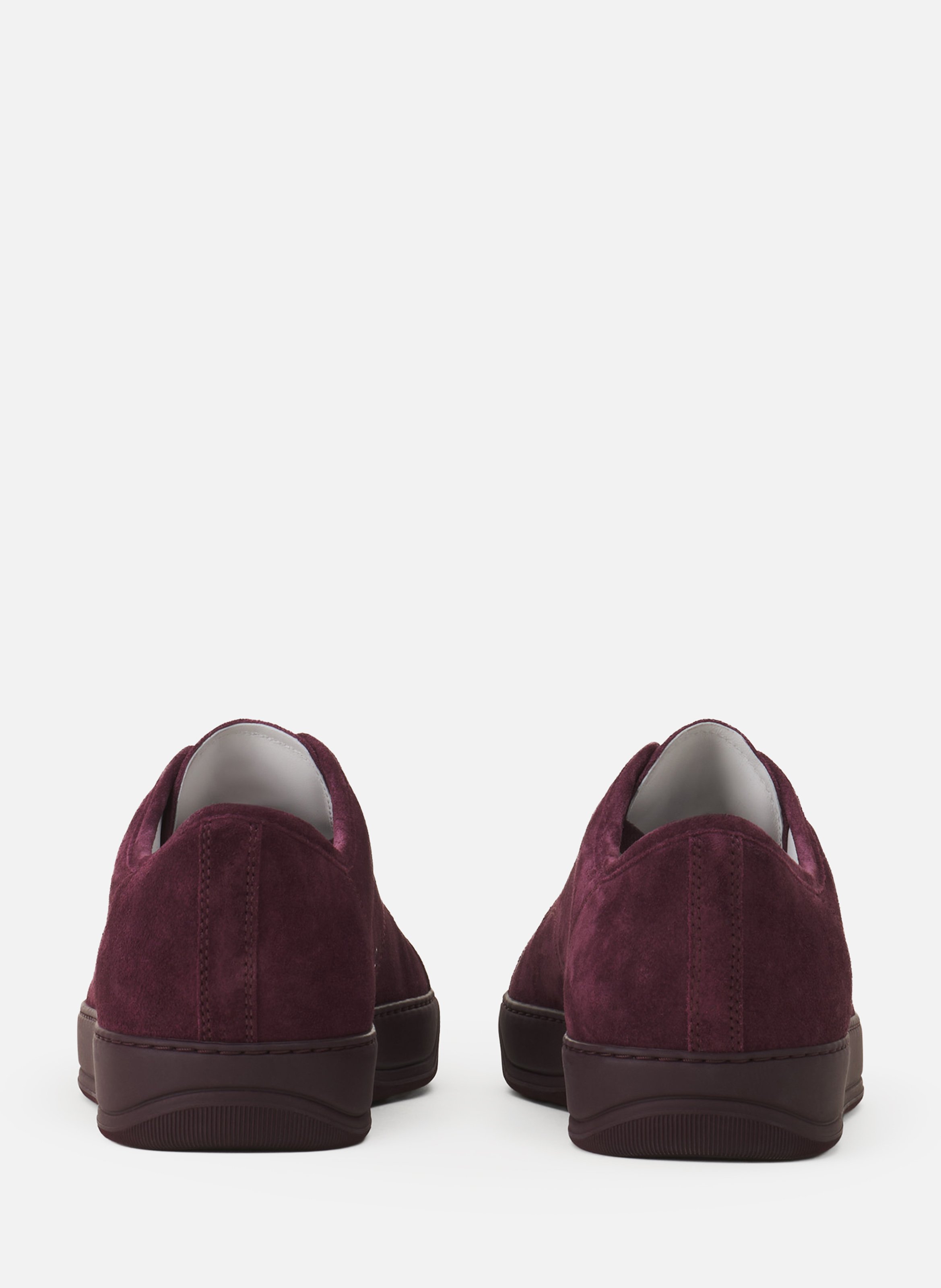 Sneakers dbb1 en cuir et suede LANVIN Marron