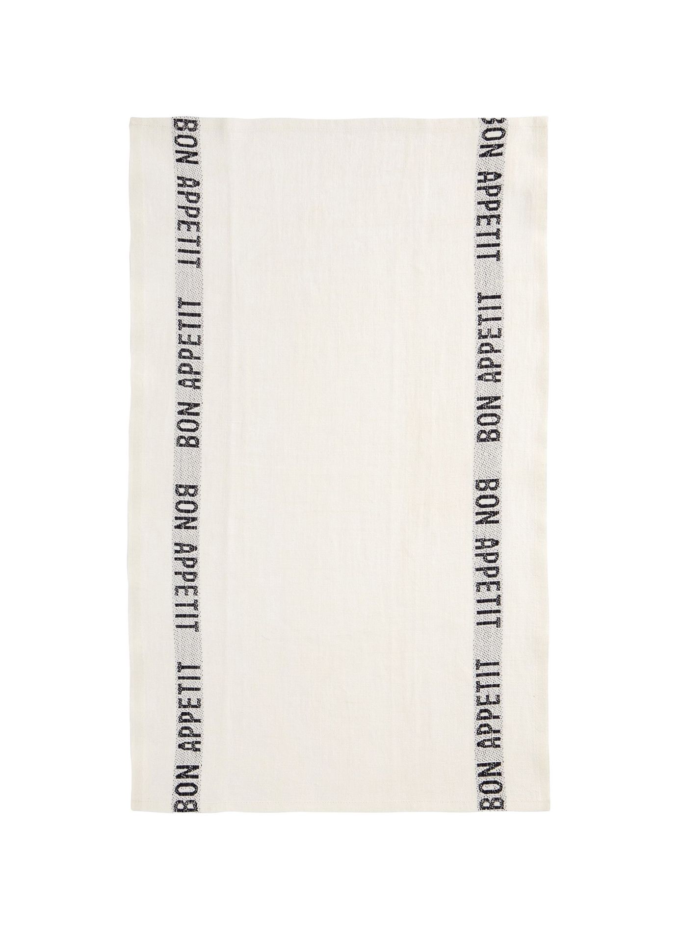 Set of 6 Bon Appétit linen tea towels CHARVET Multicolour