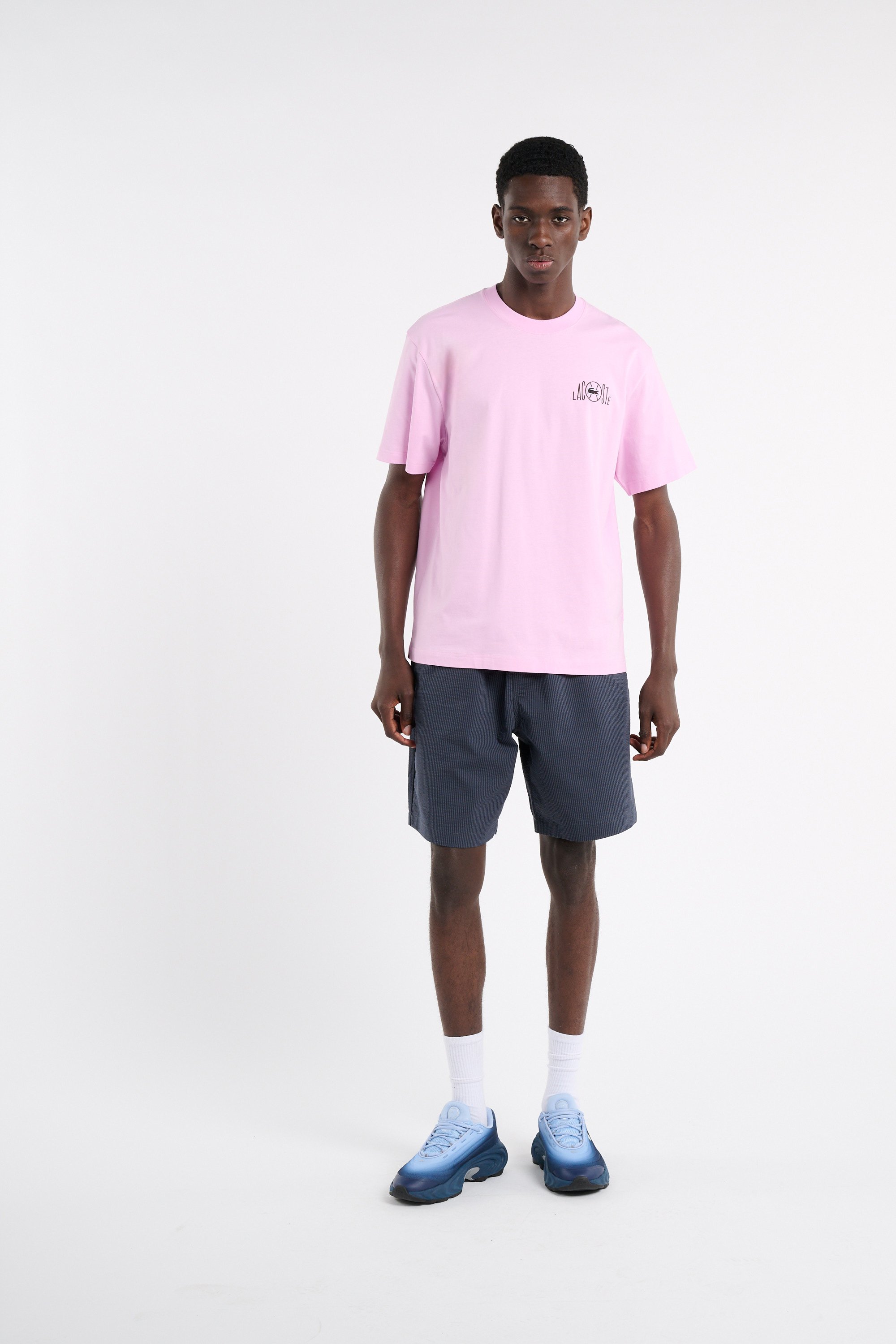 T-shirt tee-shirt LACOSTE Rose