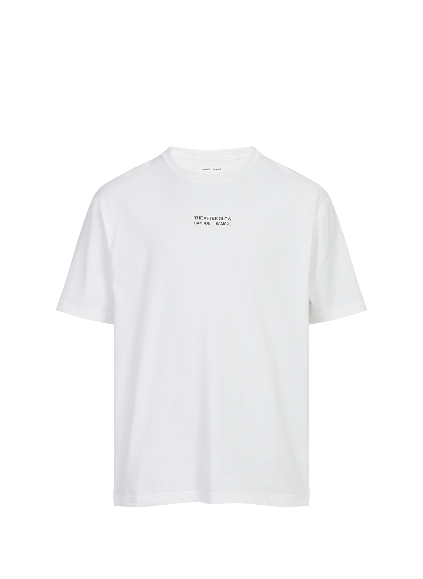 Oversized cotton Sauni t-shirt SAMSOE SAMSOE White