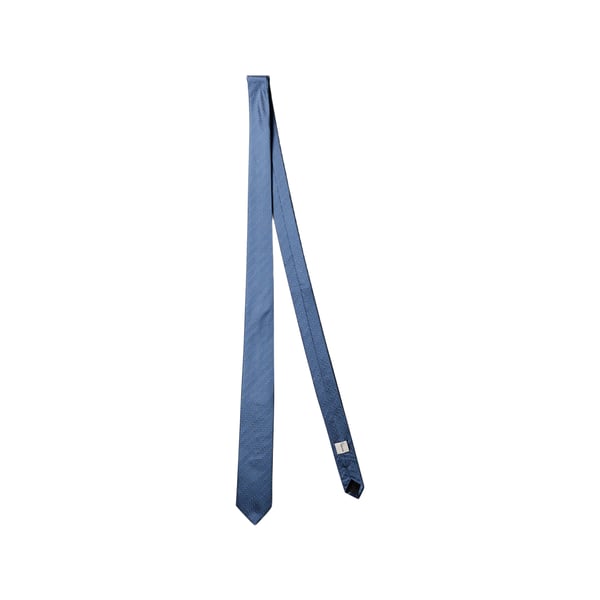 Cravate jacquard en soie et lin Cravate jacquard en soie et lin