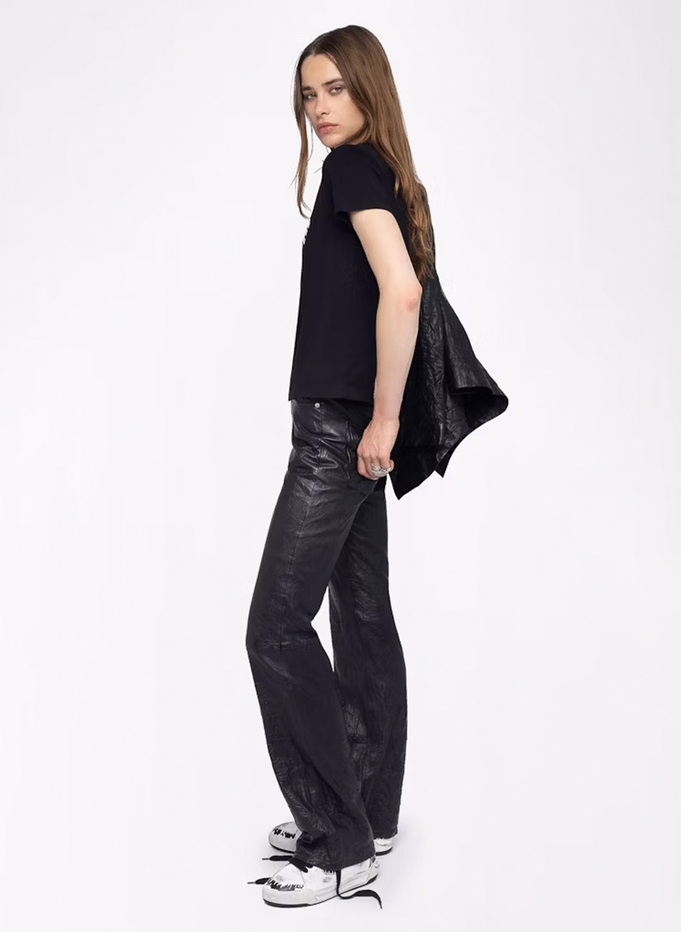 Tee-shirt manches courtes brodé alys | Noir ZADIG&VOLTAIRE Femme