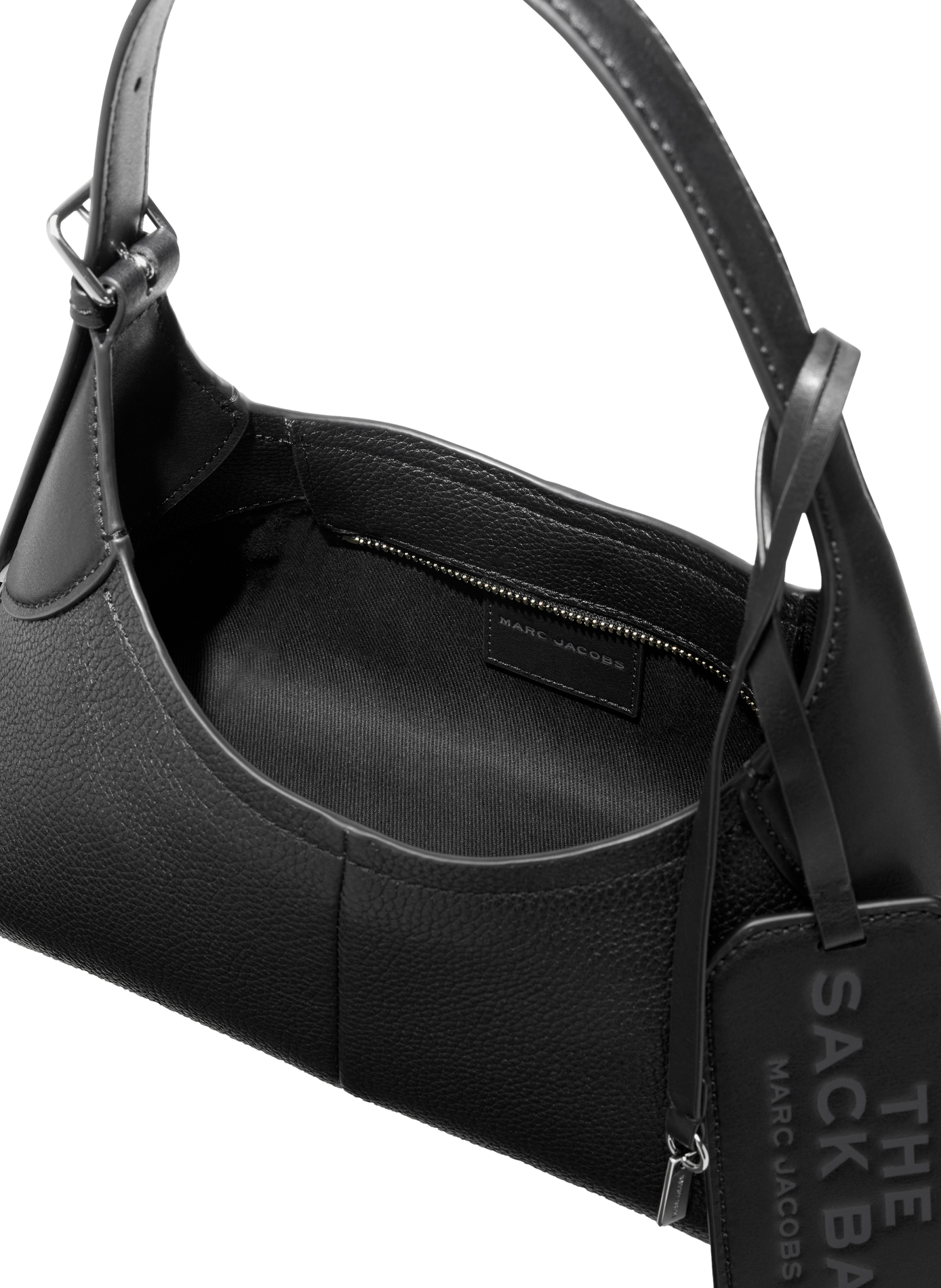 Sac à main The Small Belted en cuir MARC JACOBS Noir