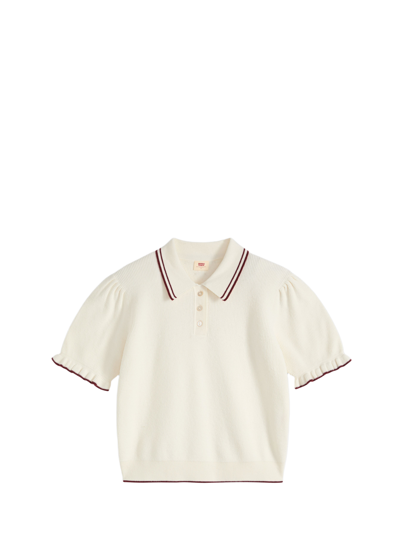 Short-sleeved Supersoft Summer polo in blended cotton LEVI'S White