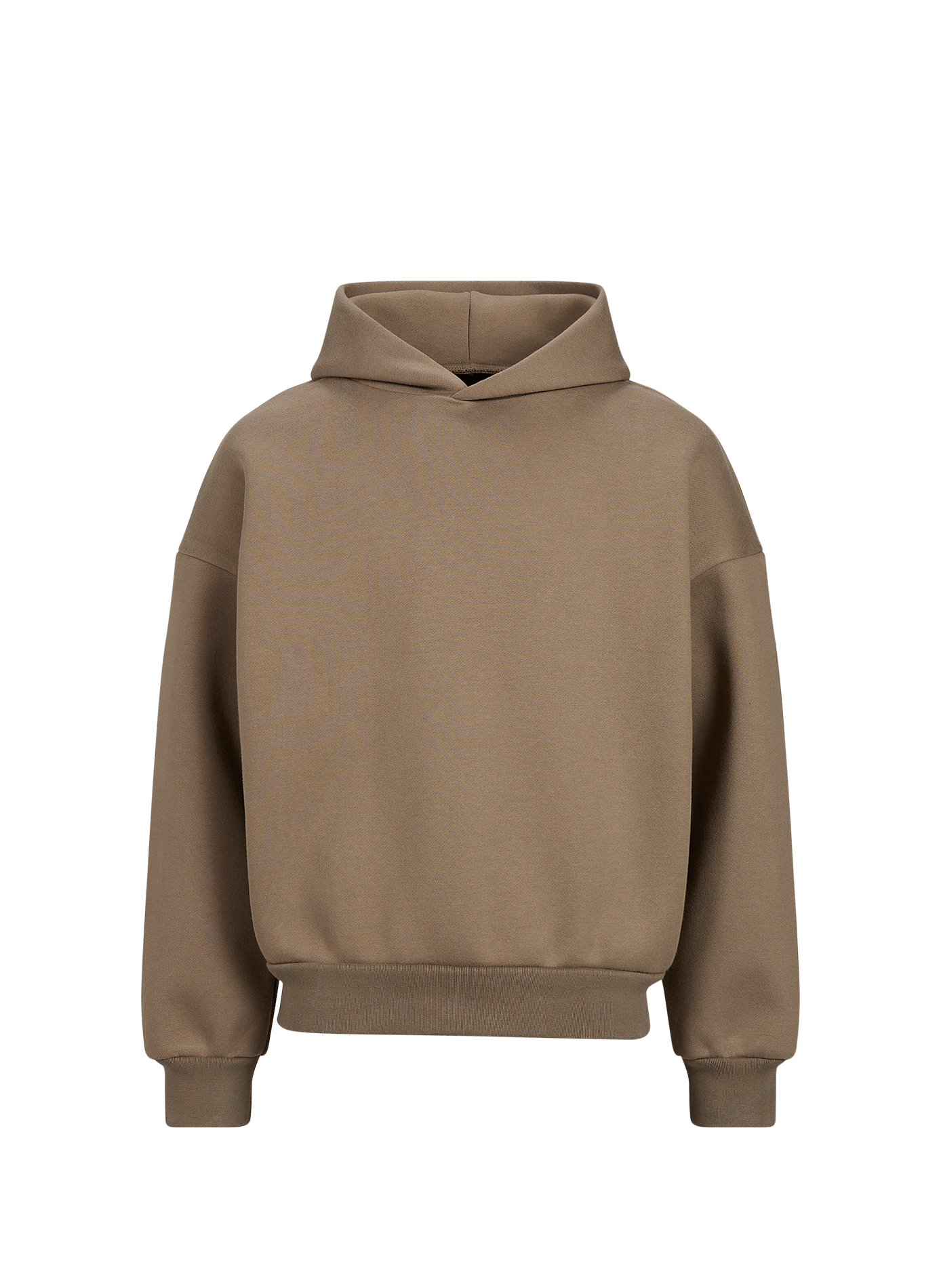 Plain oversized hooded sweatshirt SEVENTH Brown