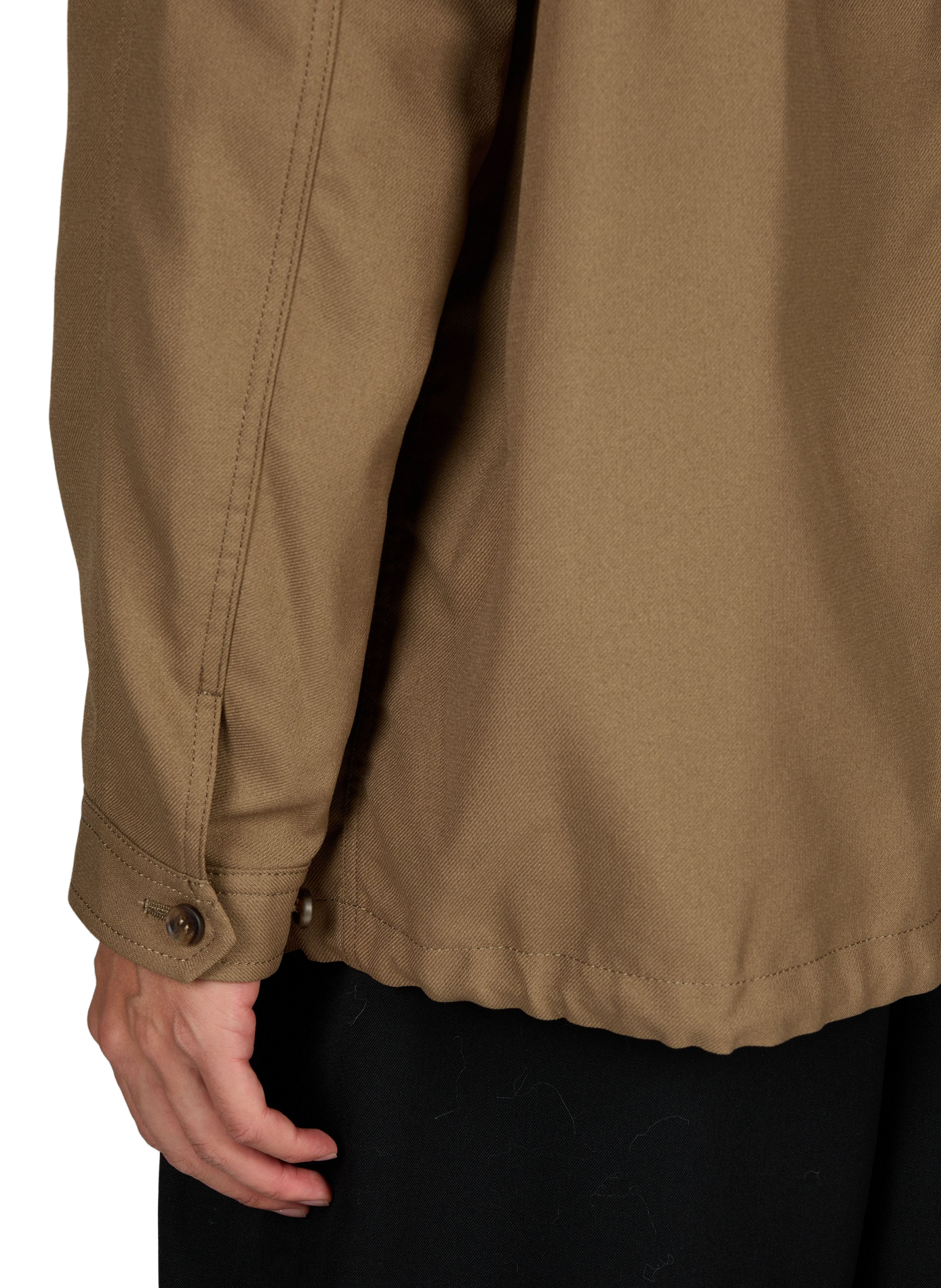 Solid Oversized Jacket COMME DES GARCONS HOMME Beige