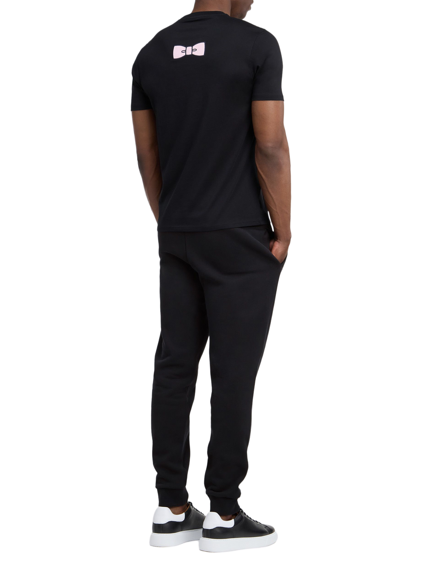 Trainingshose mit Baumwoll-Logo EDEN PARK Schwarz