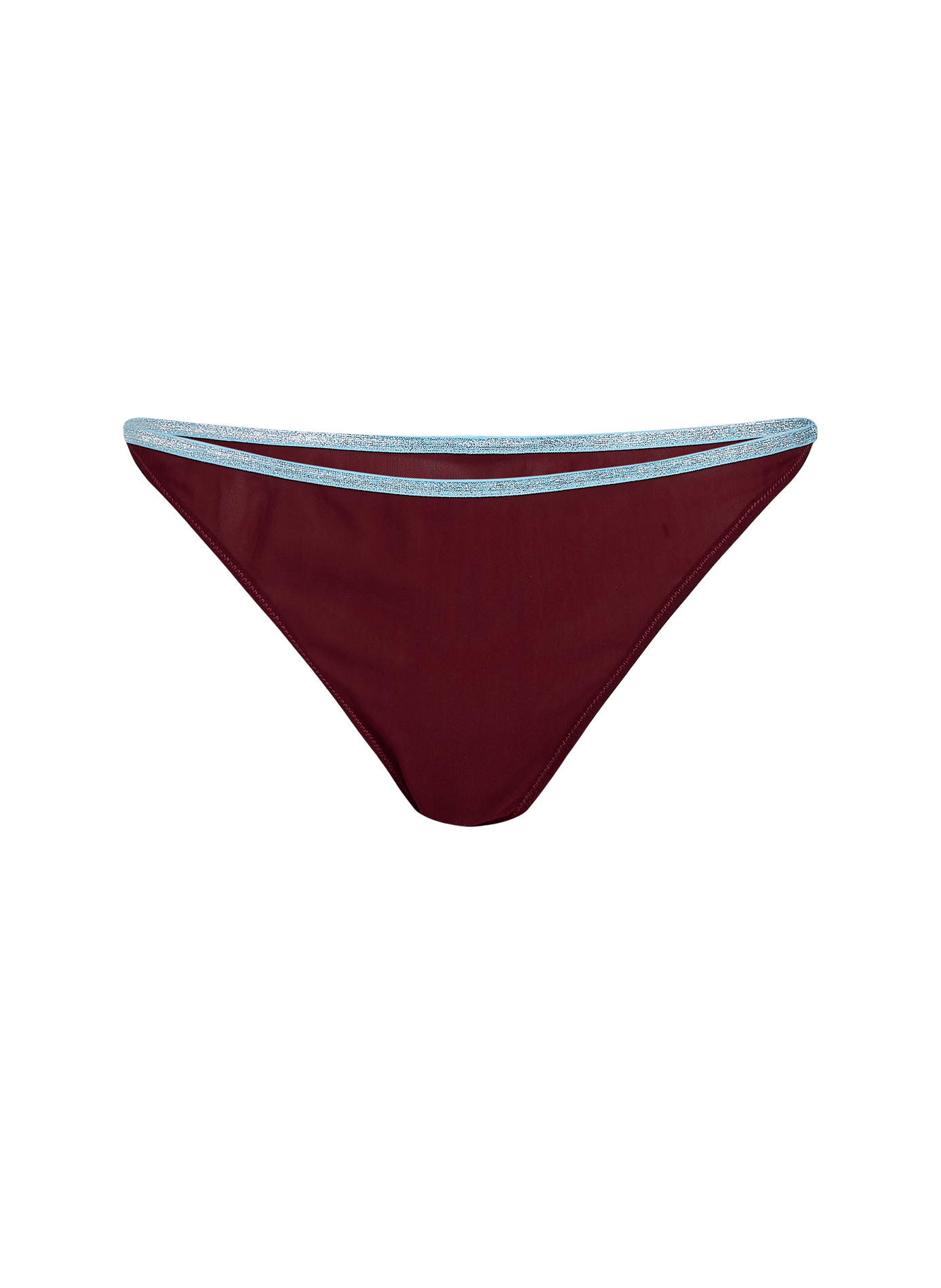 Culotte mit glitzerndem Bund LA NOUVELLE Rot