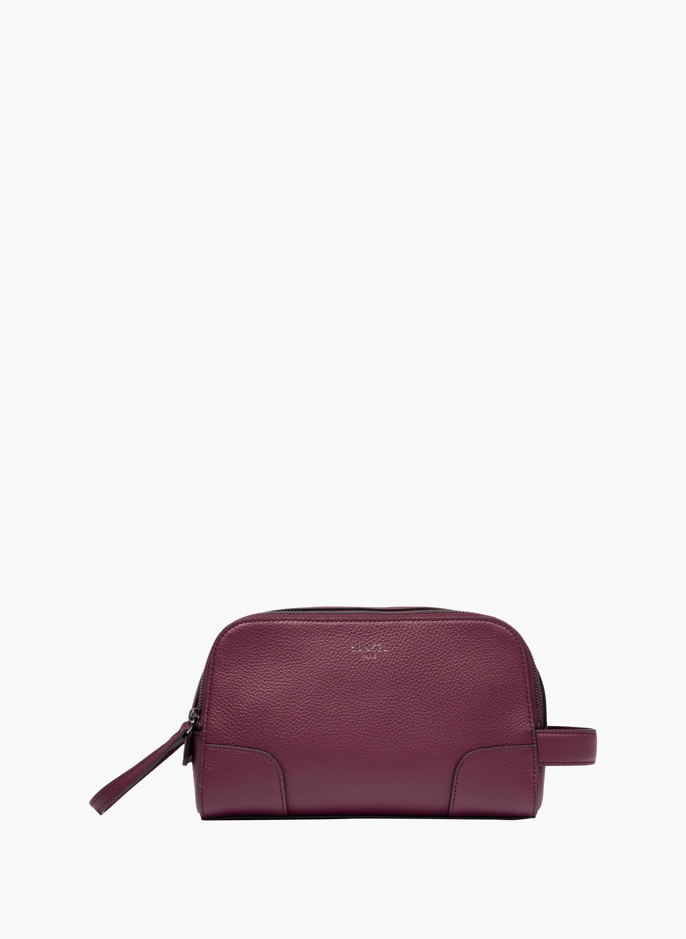 Charlie-toilettas van Lancel in leer LANCEL Paars