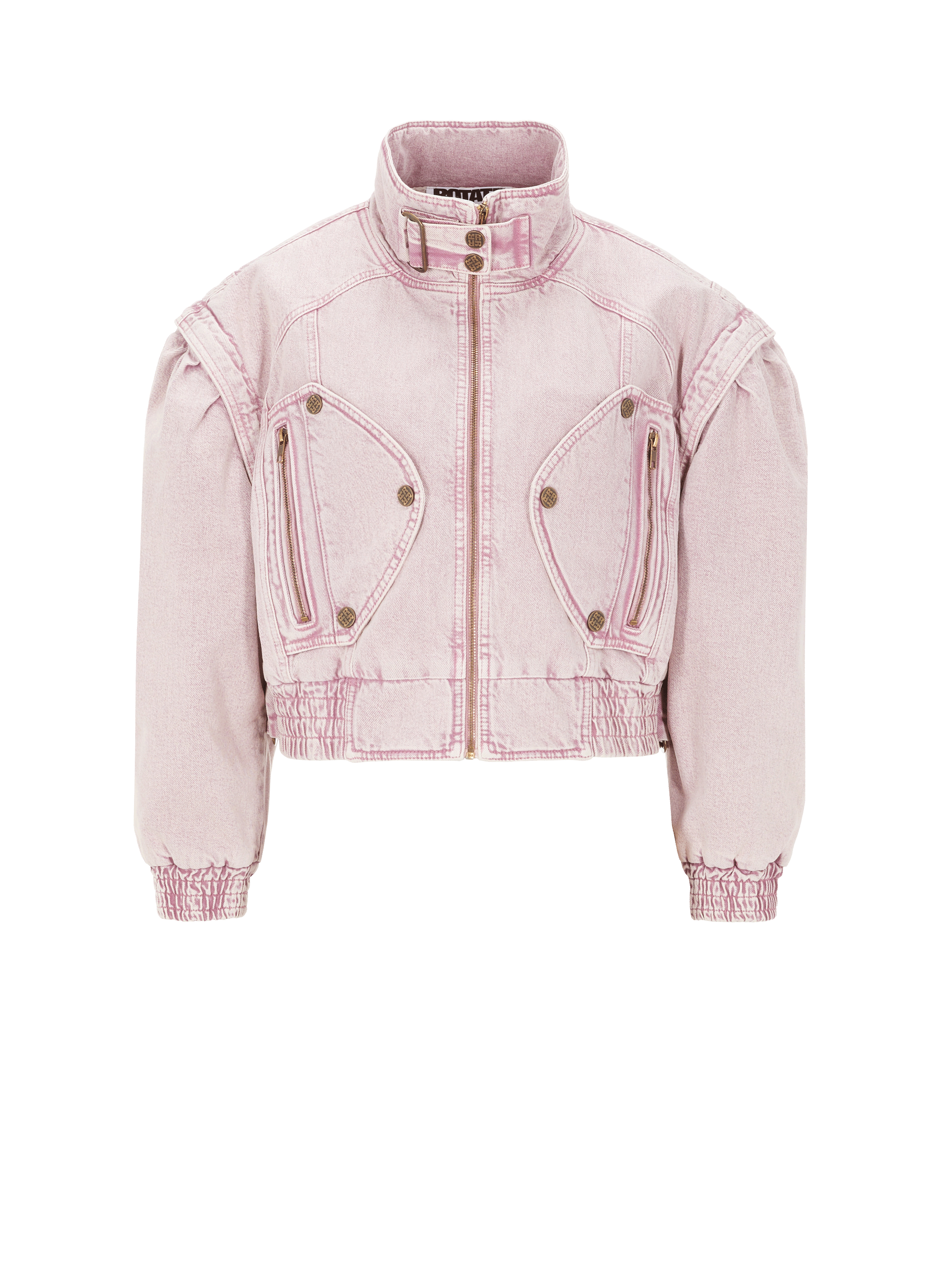 Veste en jean Trina cropped en coton organique