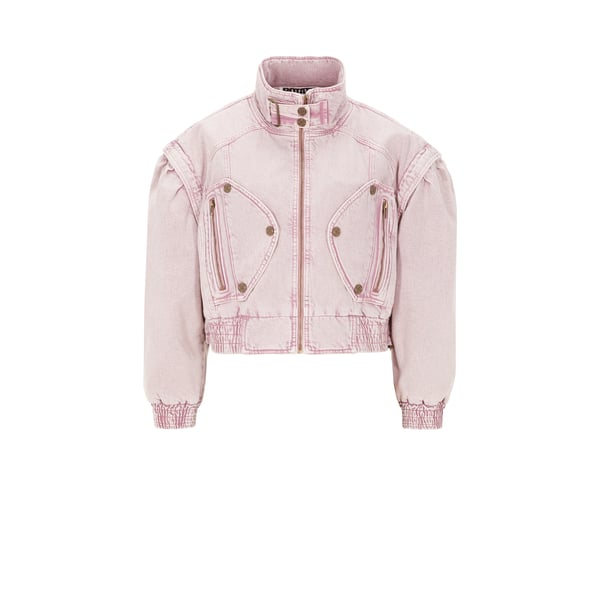 Veste en jean Trina cropped en coton organique