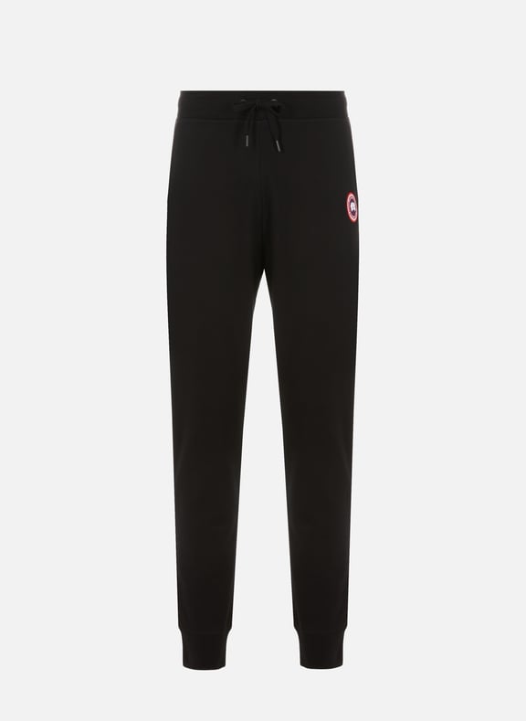 Pantalon de survêtement en coton Noir by CANADA GOOSE CANADA GOOSE Pantalon de survêtement en coton Noir