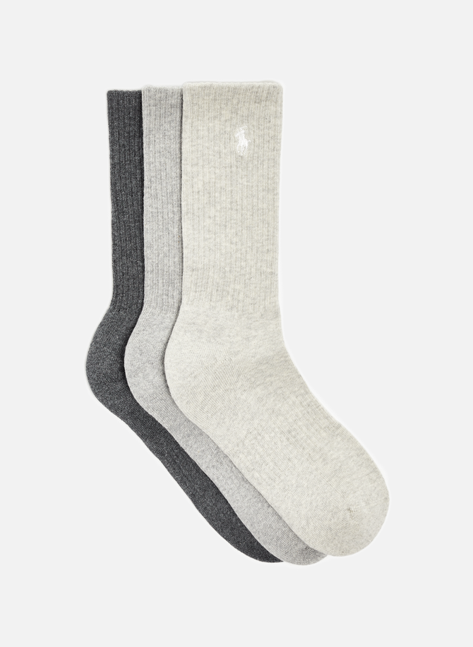 3er-Pack POLO RALPH LAUREN mittelhohe Socken aus Baumwollmischung