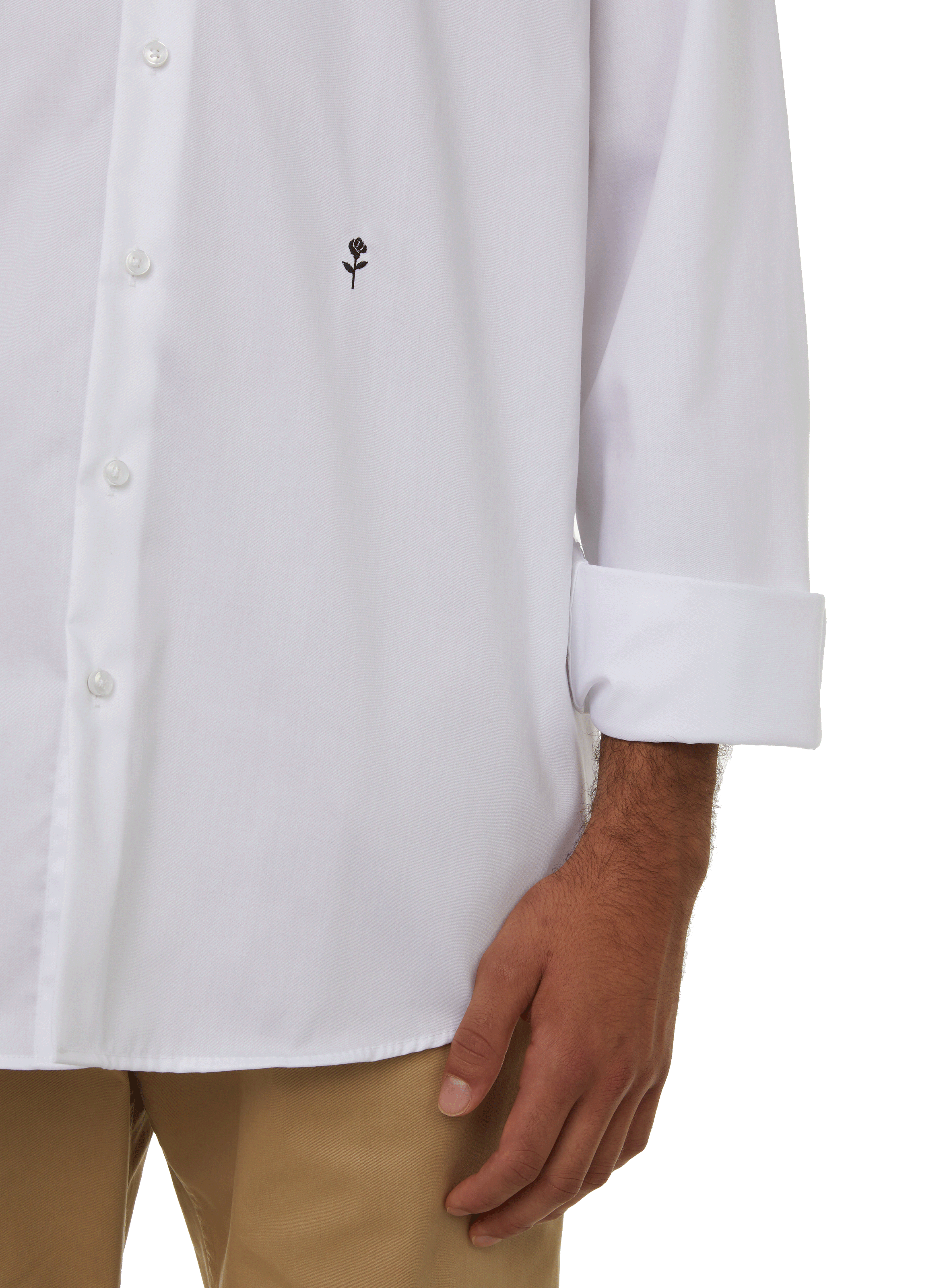 Cotton shirt SEIDENSTICKER White