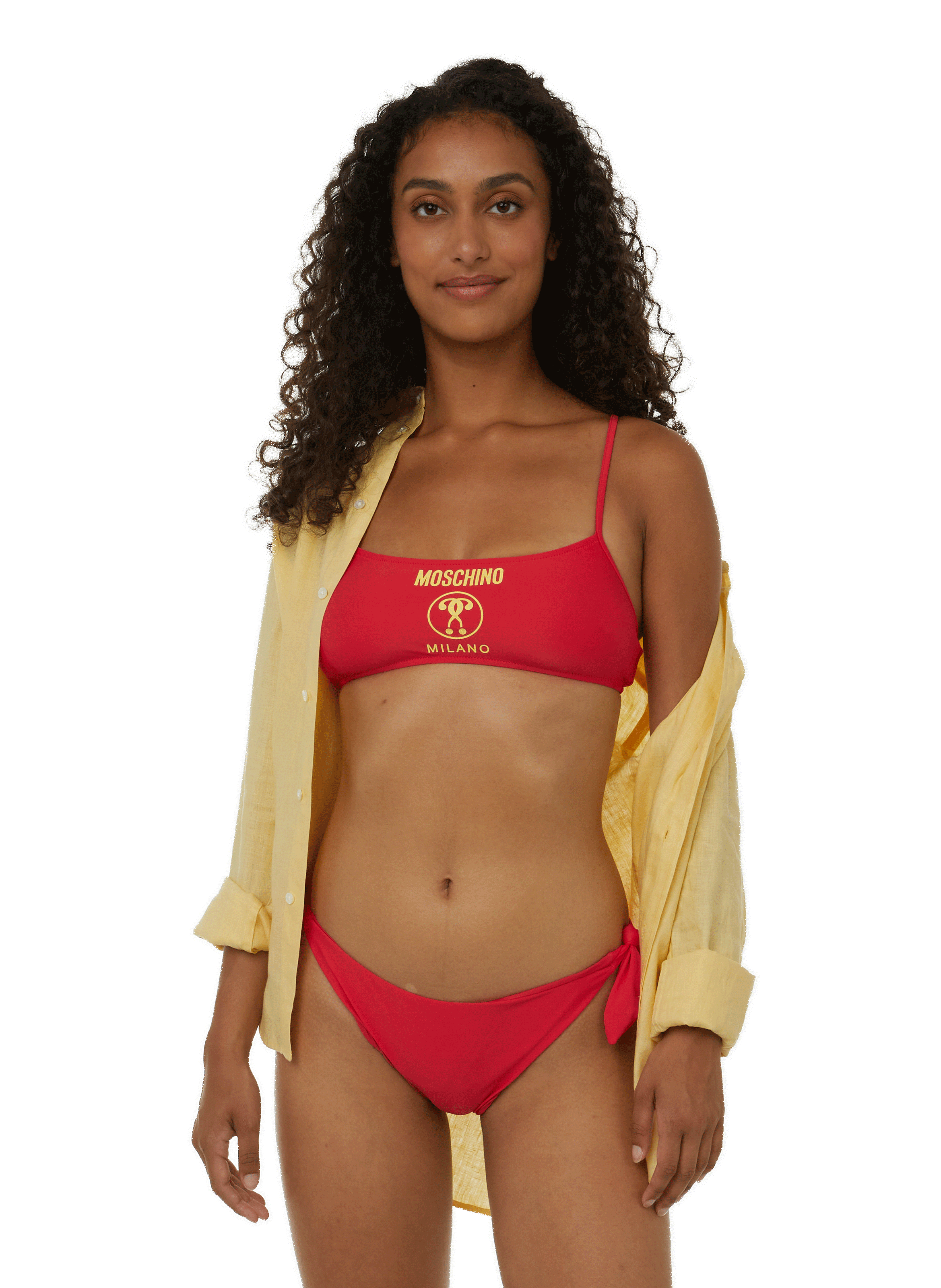 Bikini top MOSCHINO Red