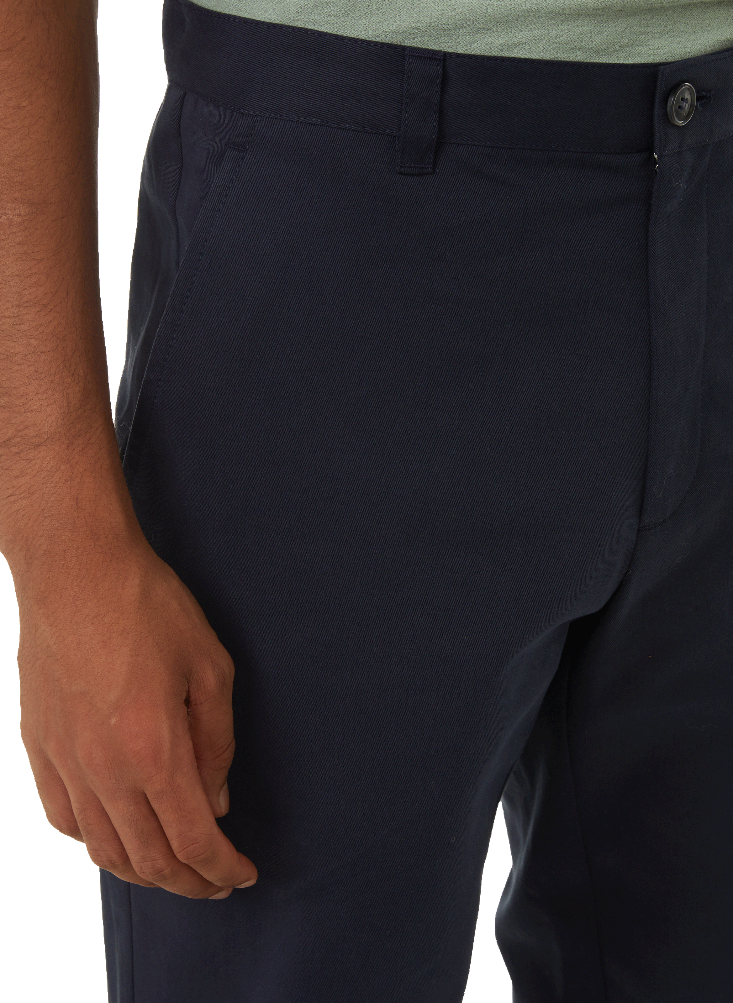 Cotton chinos A.P.C. Blue