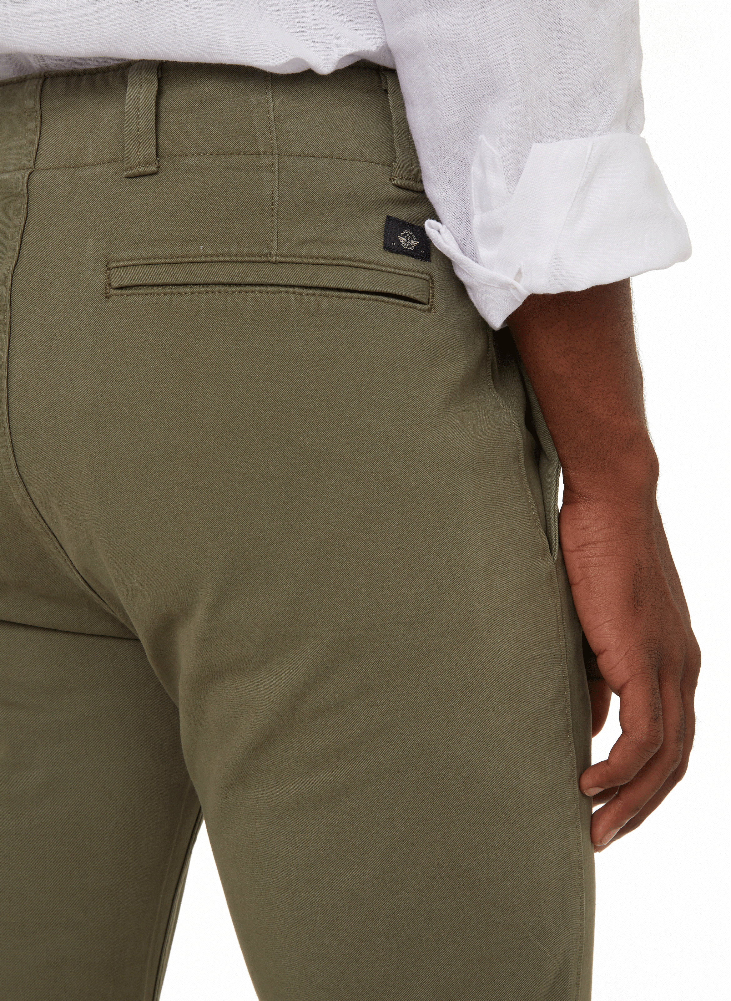 Skinny-fit cotton trousers  DOCKERS Green