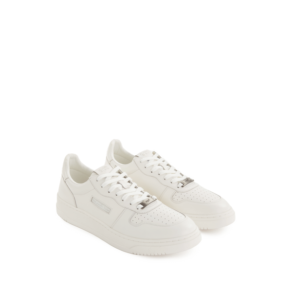 East Pacific Trade Leather Trainers In White