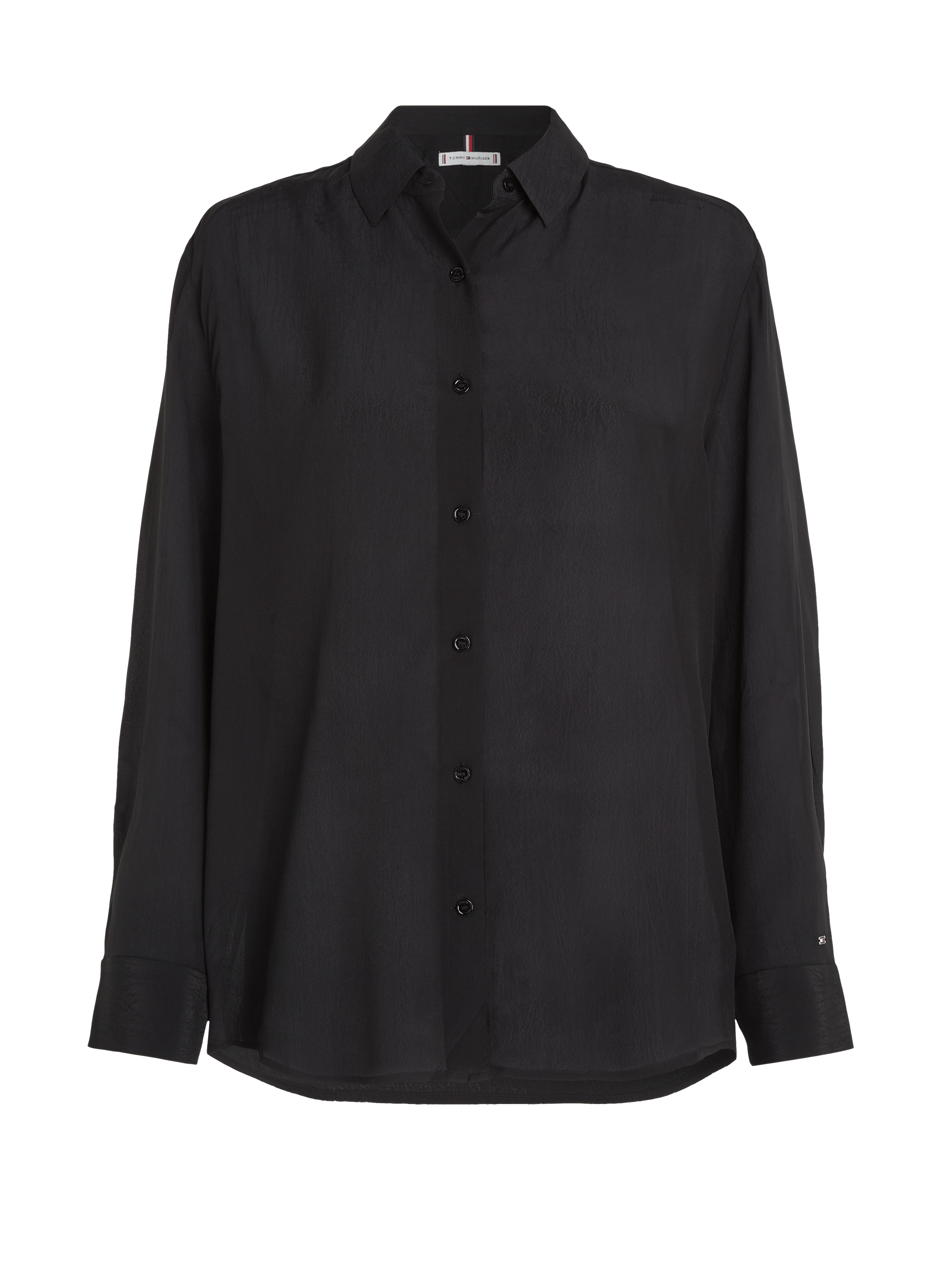 Straight shirt TOMMY HILFIGER Black