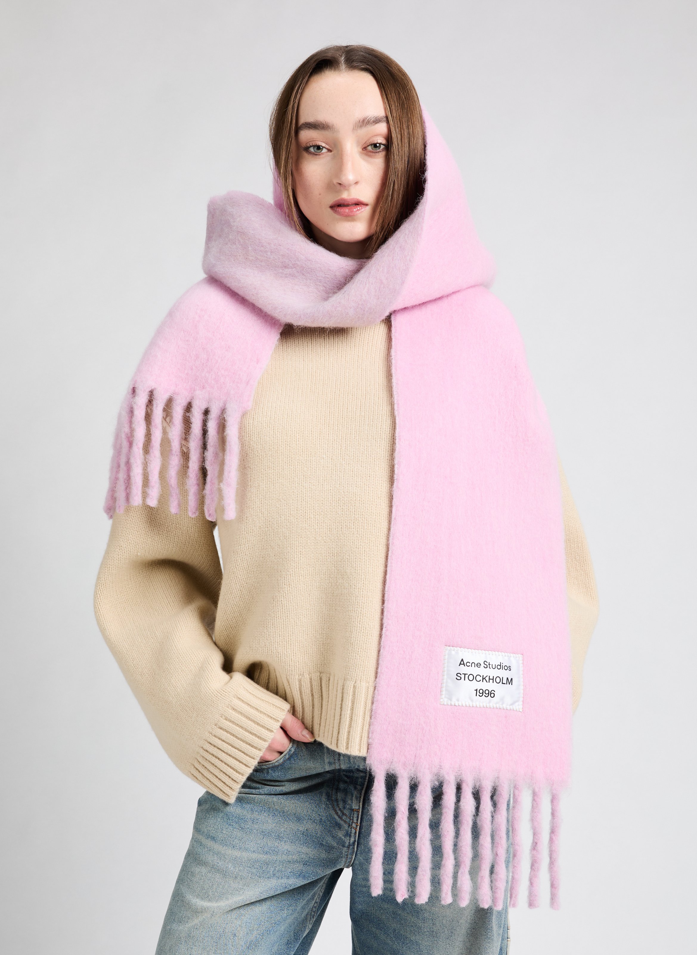 Echarpe en laine  ACNE STUDIOS Multicolore