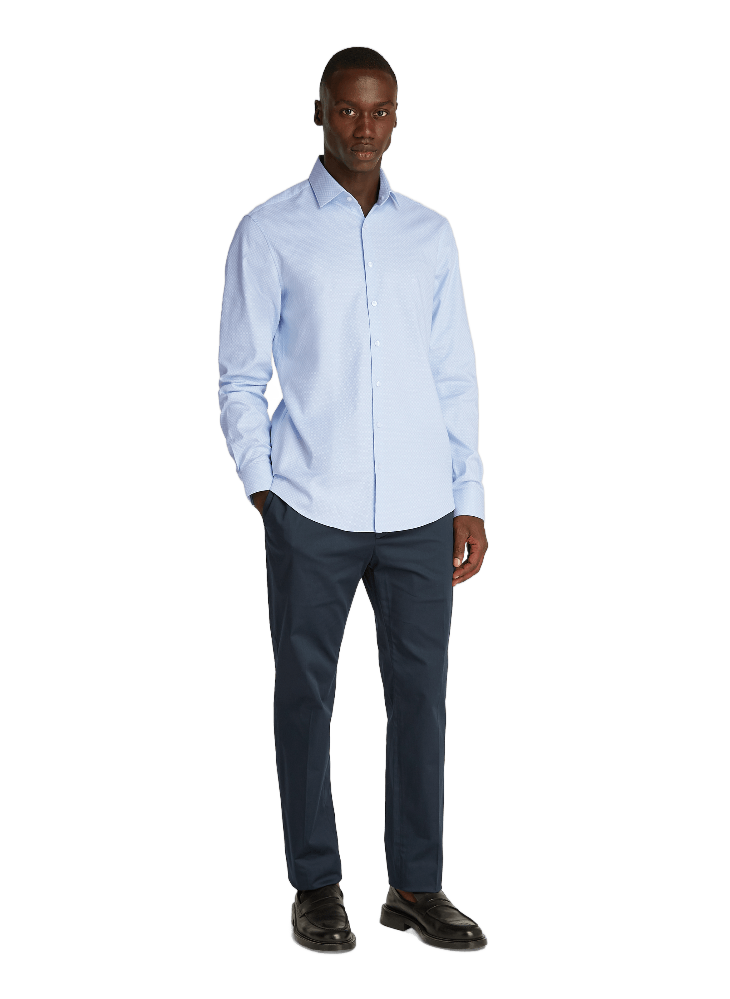  Cotton shirt CALVIN KLEIN Blue