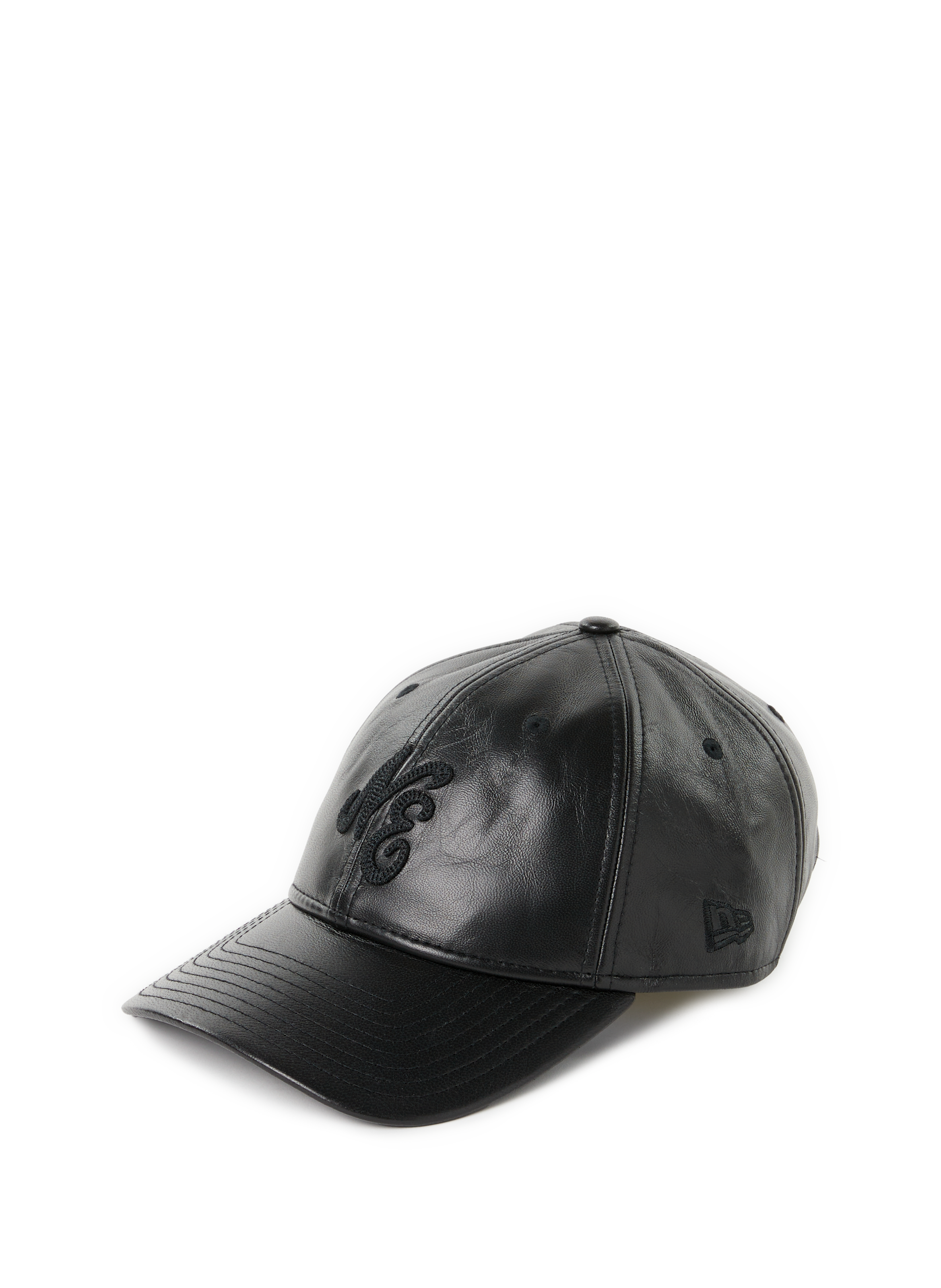 Casquette en cuir  NEW ERA Noir