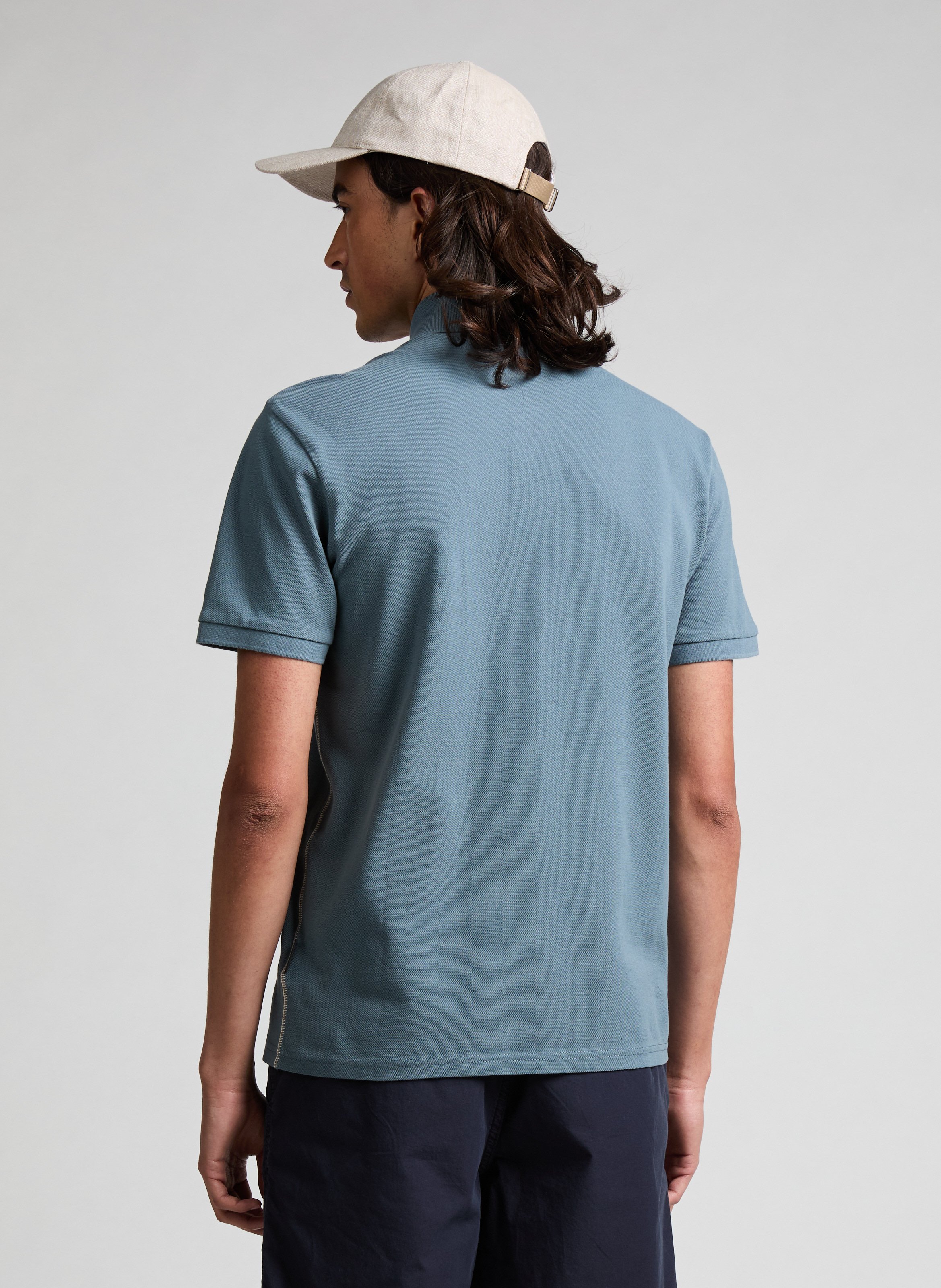 Linen baseball cap VARSITY Beige