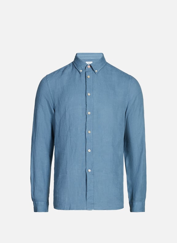 Straight linen shirt Blue by PAUL SMITH PAUL SMITH Straight linen shirt Blue